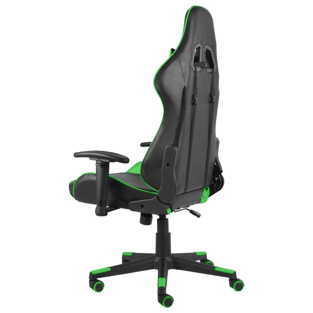 (1 furnicato Drehbar Gaming-Stuhl PVC St) Grün