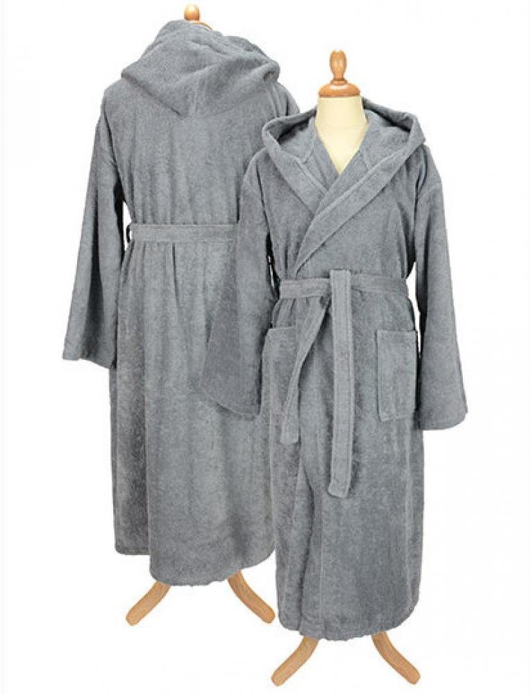 A&R Bademantel Herren Bademantel mit Kapuze Bathrobe with Hood