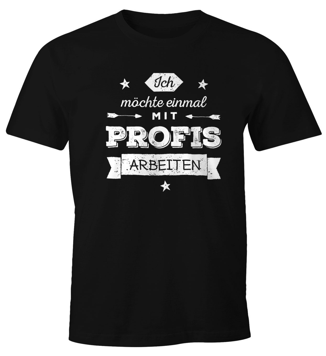 MoonWorks Print-Shirt Herren T-Shirt Ich möchte günstig online kaufen