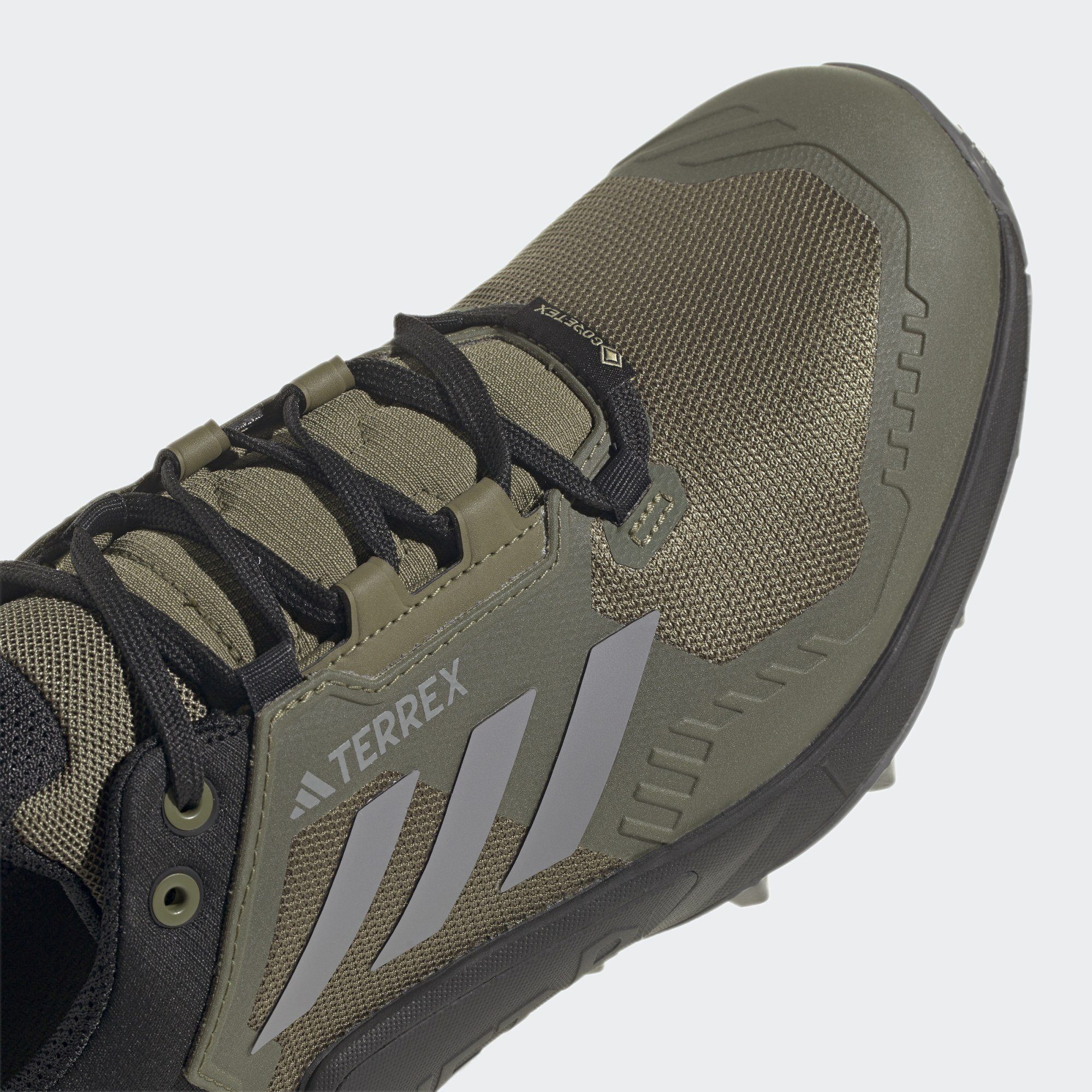 Hikingschuh Black / Olive Grey Three / R3 Core Focus TERREX TERREX adidas SCHUH SWIFT GORE-TEX
