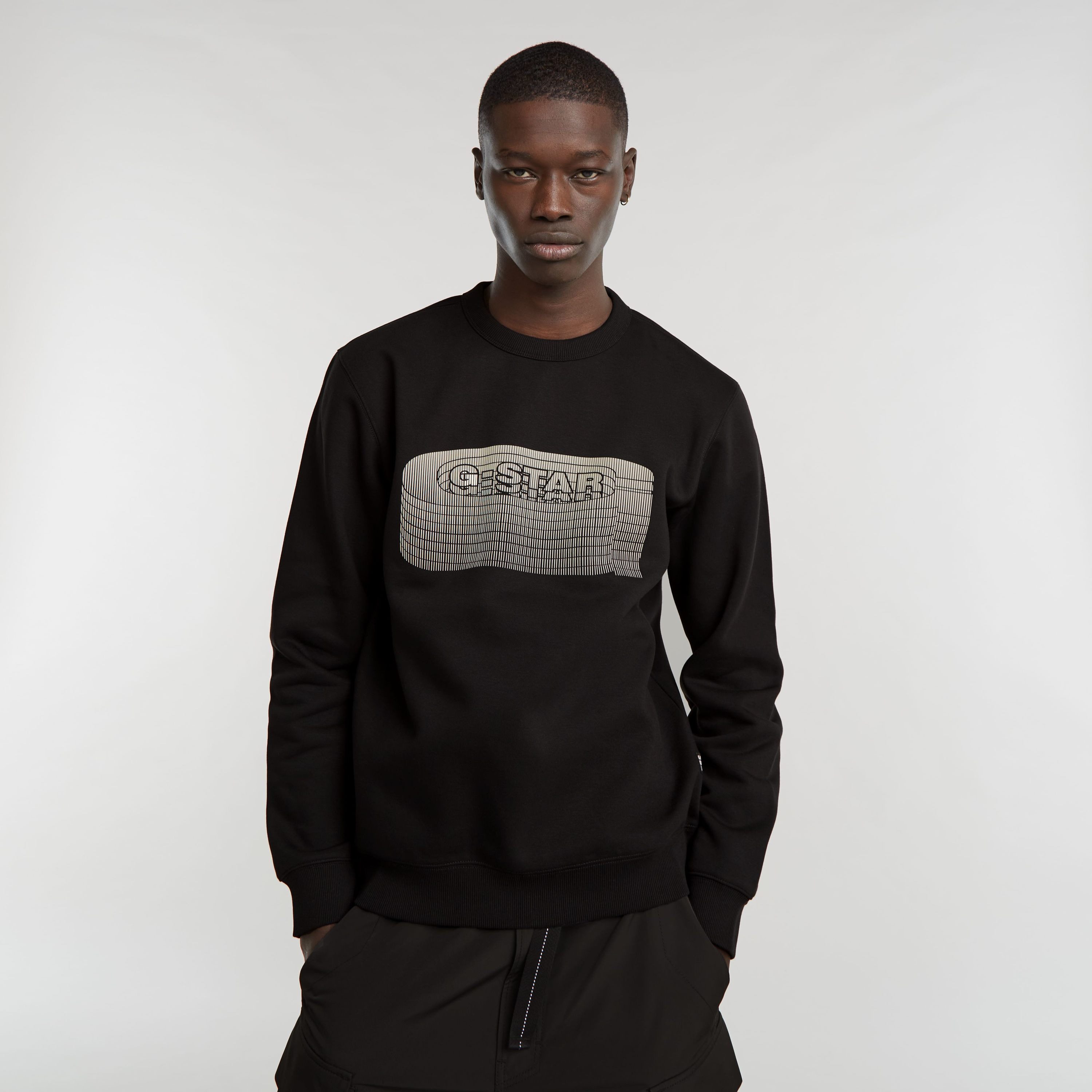 G-STAR Sweatshirt Stacked Old Skool Logo günstig online kaufen