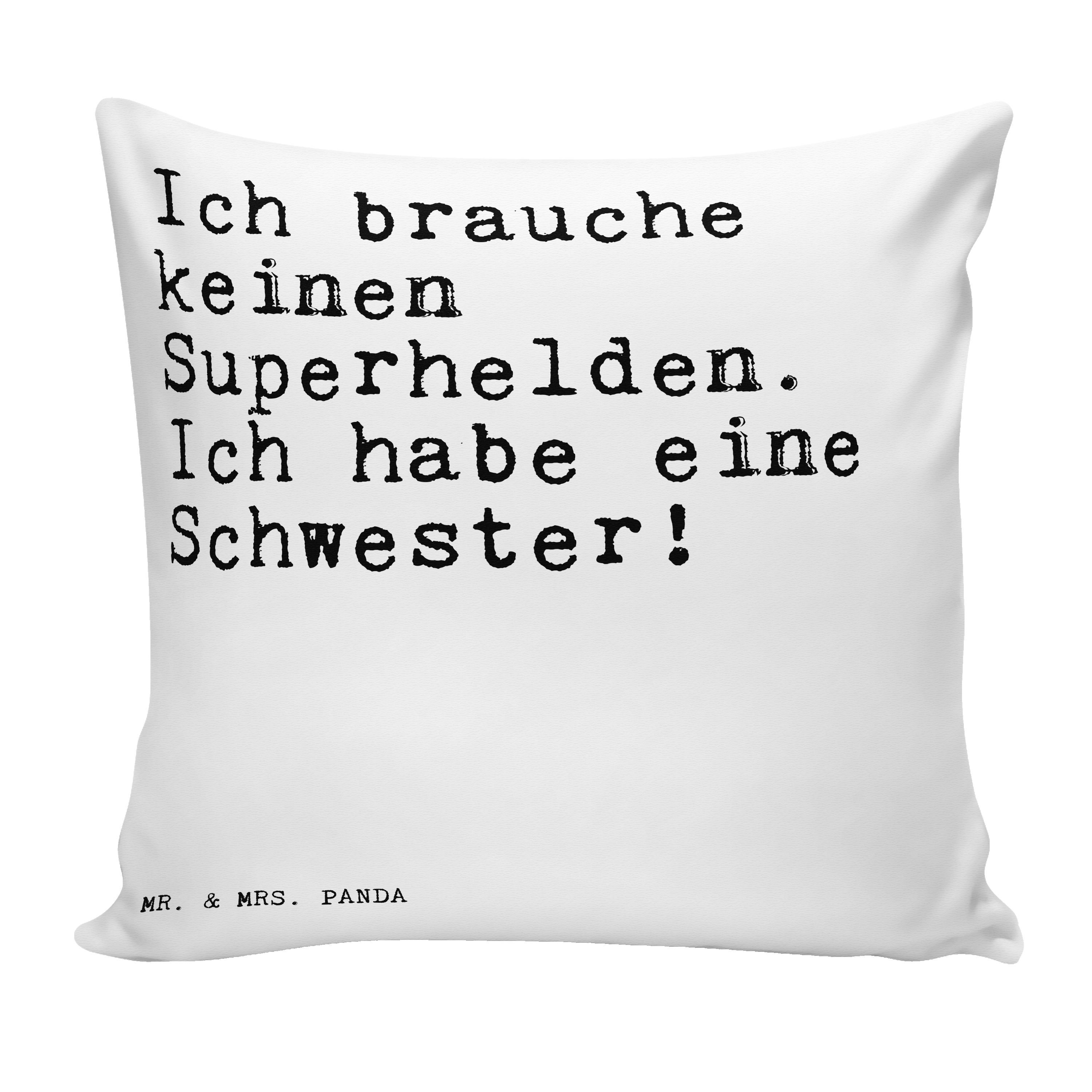 Mr. & Mrs. Panda Dekokissen »Ich brauche keinen Superhelden.... Weiß