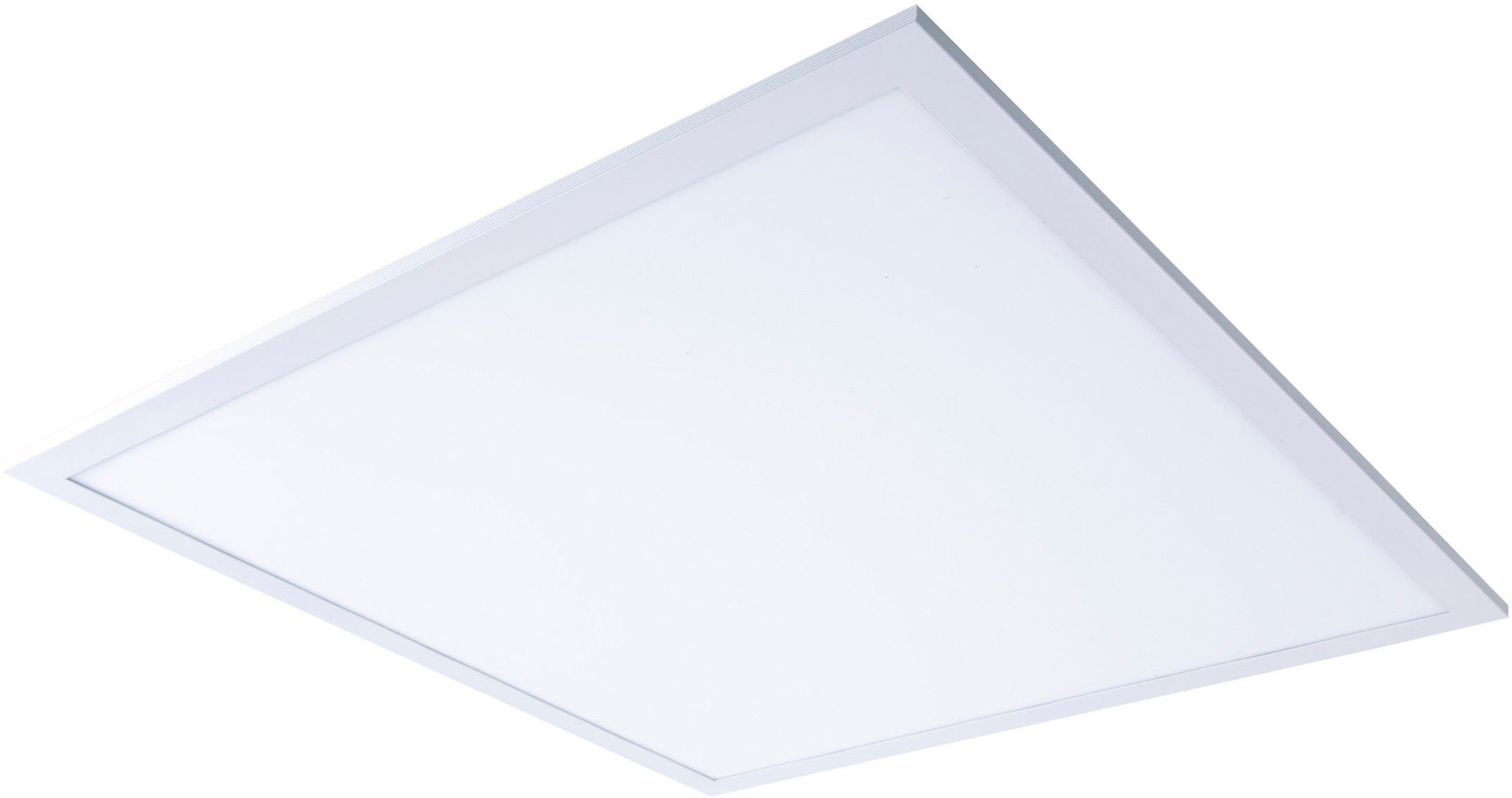 näve LED Panel Nico, CCT - über Fernbedienung, Dimmfunktion, mehrere Helligkeitsstufen, LED fest integriert, Kaltweiß, Neutralweiß, Warmweiß, Deckenleuchte dimmbar, CCT, Nachtlichtfunktion, Lichtfarbe wechselbar