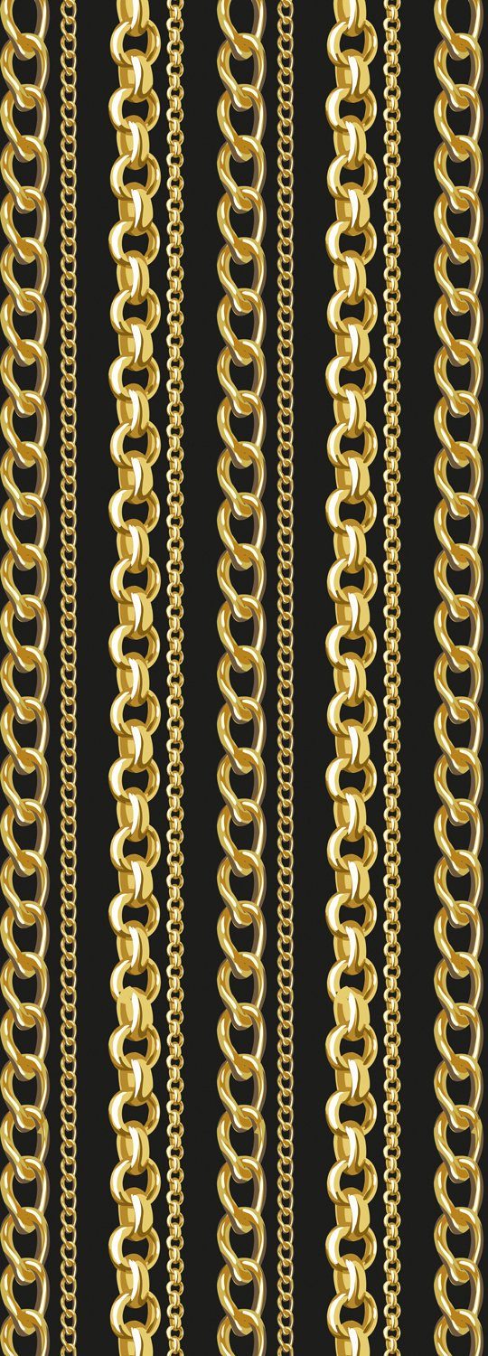 queence Vinyltapete Thea, glatt, Streifen, 90x250cm, selbstklebend, kinderleichte Anbringung, Sticker