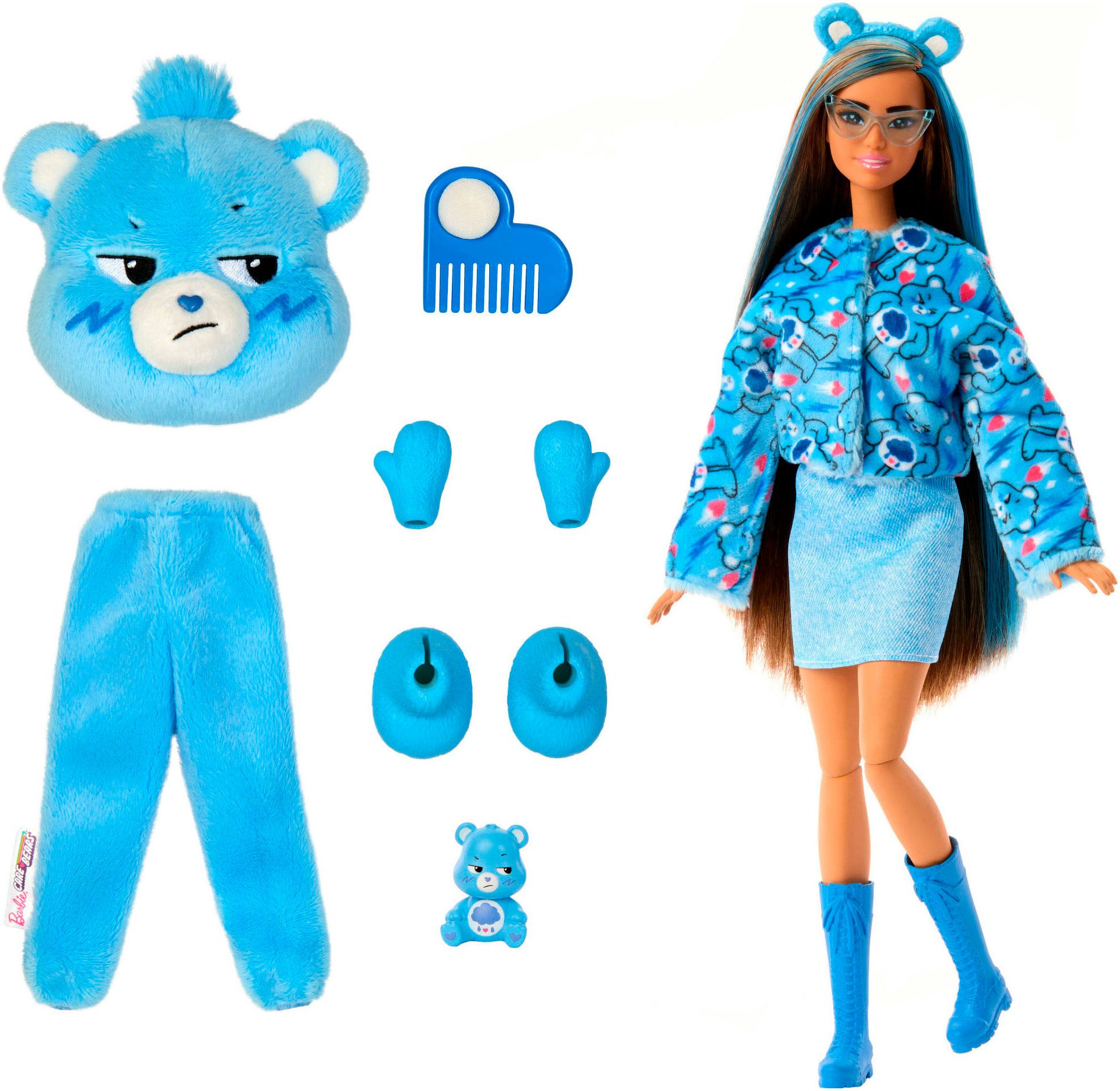 Barbie Anziehpuppe Cutie Reveal, Glücksbärchis Brummibärchi, günstig online kaufen