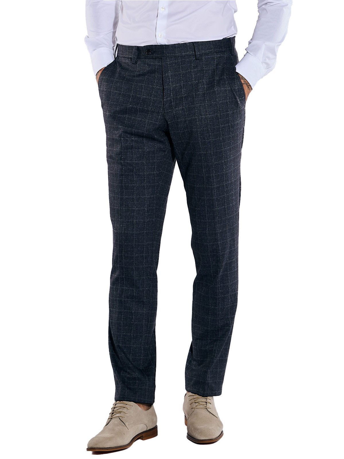Anzughose Herren Anzug-Hose slim fit, Anthrazit