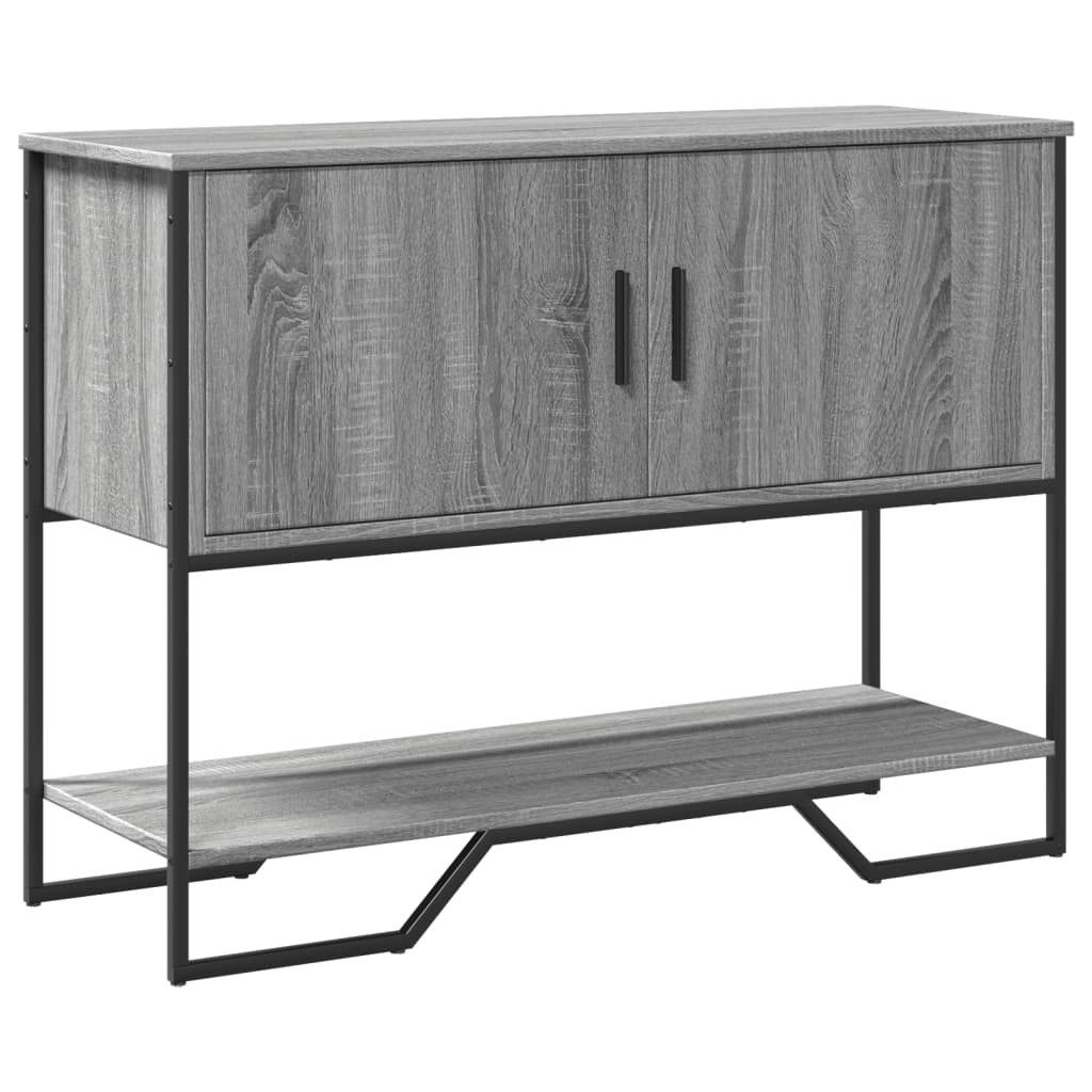 vidaXL Beistelltisch Konsolentisch Grau Sonoma 100x35x74,5 günstig online kaufen
