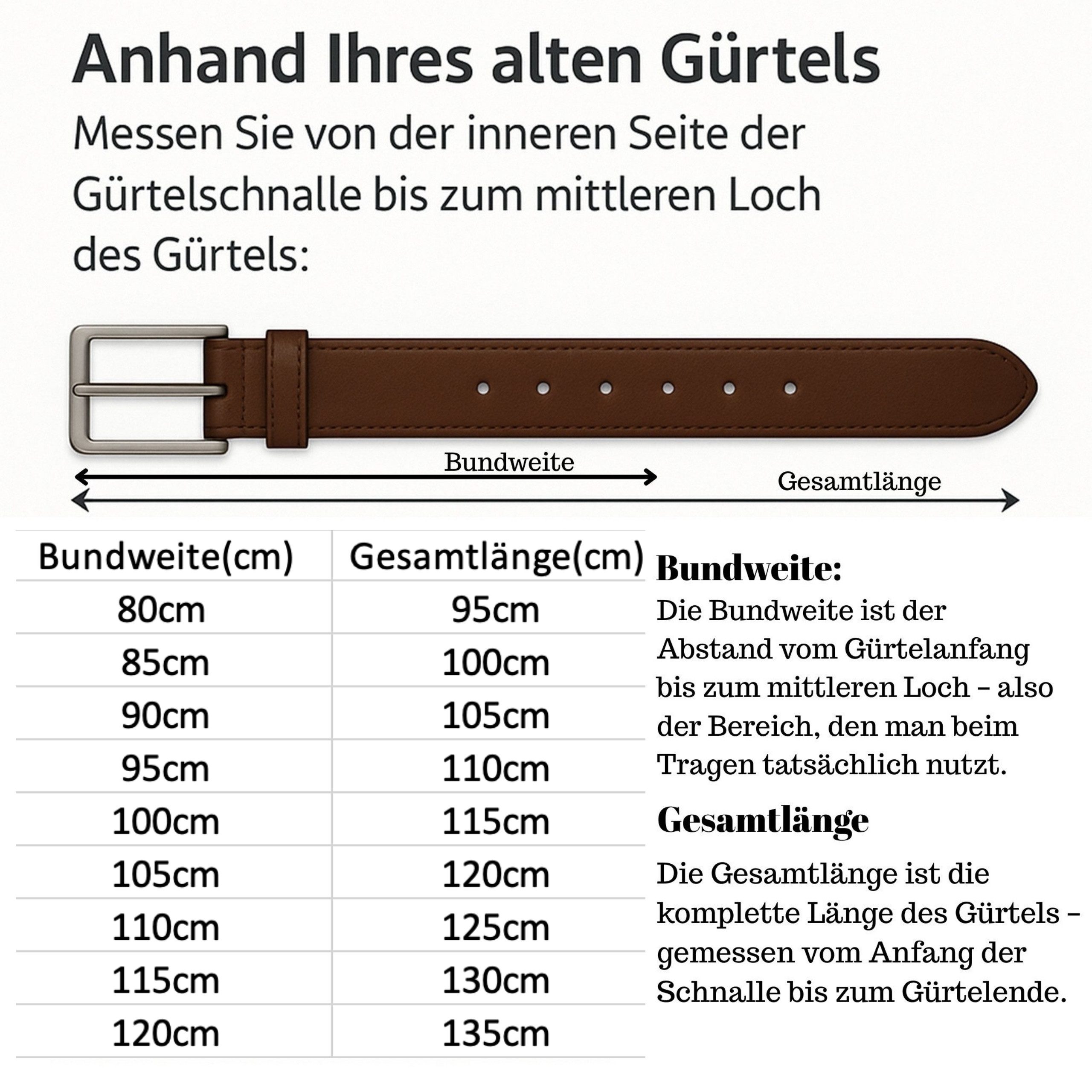 herémood Ledergürtel Gürtel Herren, 100% echtes günstig online kaufen