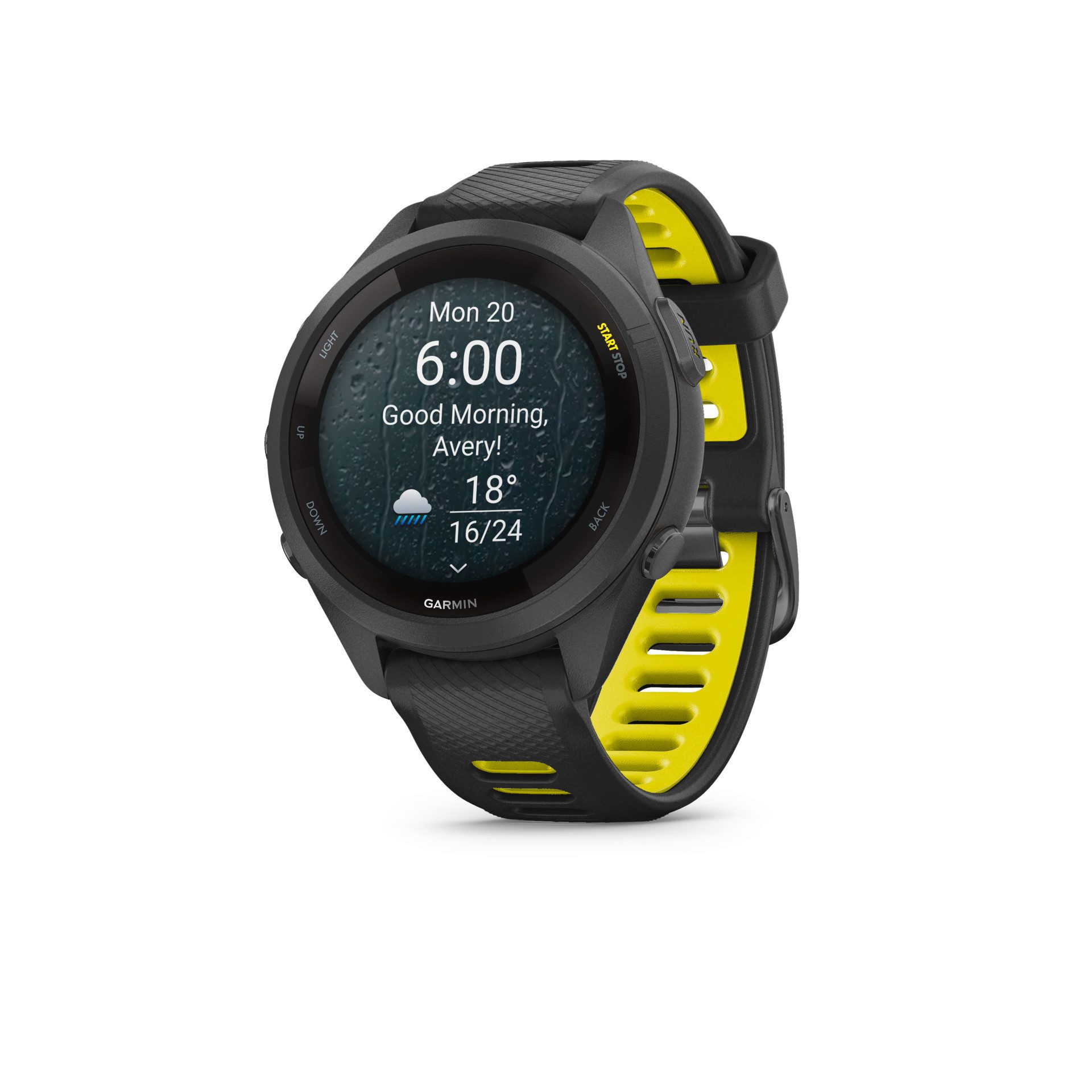Garmin FORERUNNER 265S mit Silikon-Armband 18 mm Smartwatch (2,8 cm/1,1 Zoll)