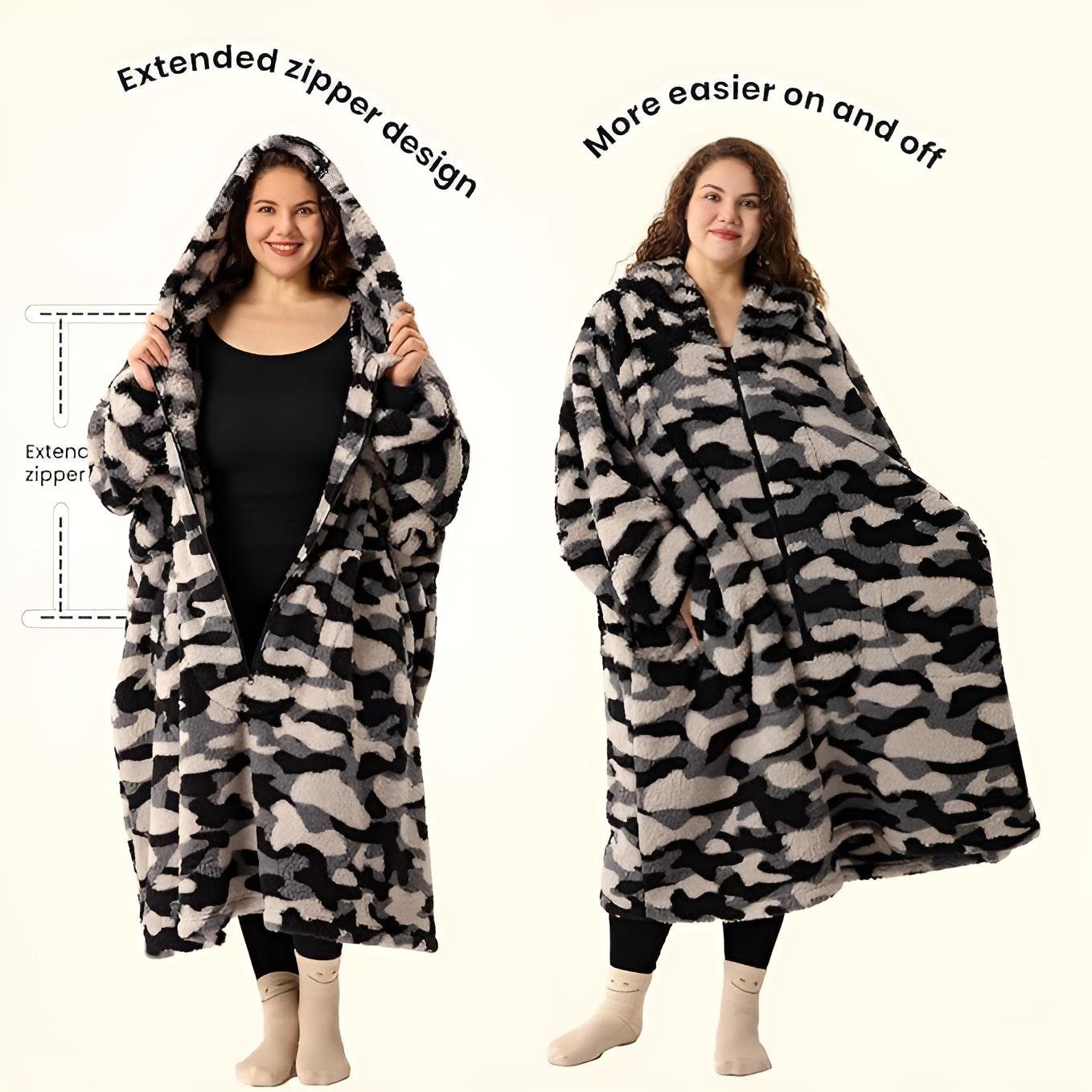Diyarts Kapuzenpullover (flauschige Wolldecke, Oversize Hoodie) günstig online kaufen