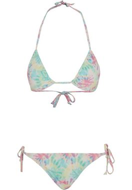 URBAN CLASSICS Push-Up-Bikini Urban Classics Damen Bikini Tie Dye