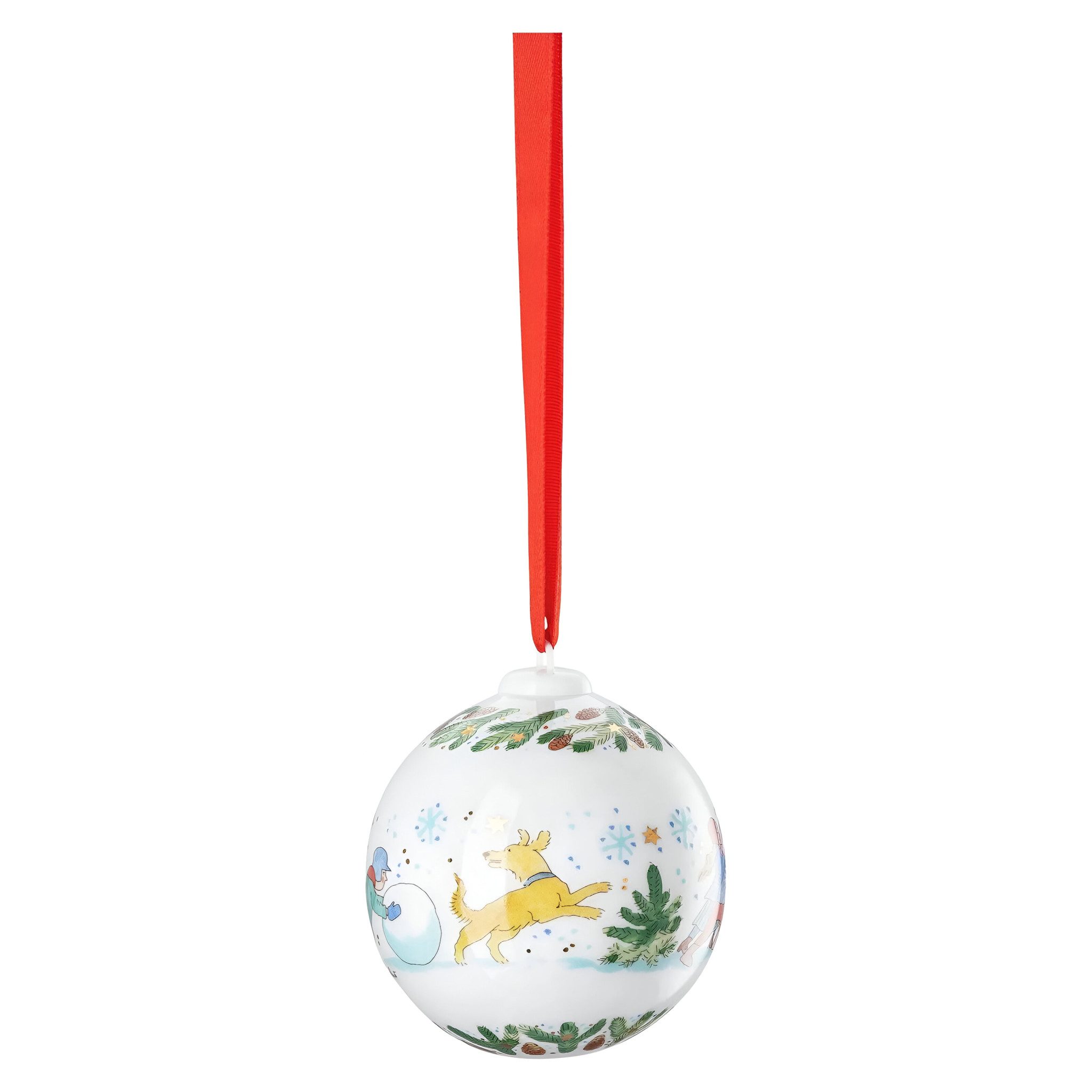 Hutschenreuther Christbaumschmuck Porzellan Weihnachtskugel Kugel 2025 NEU OVP, Sammelobjekt mit OVP (Originalverpackung)