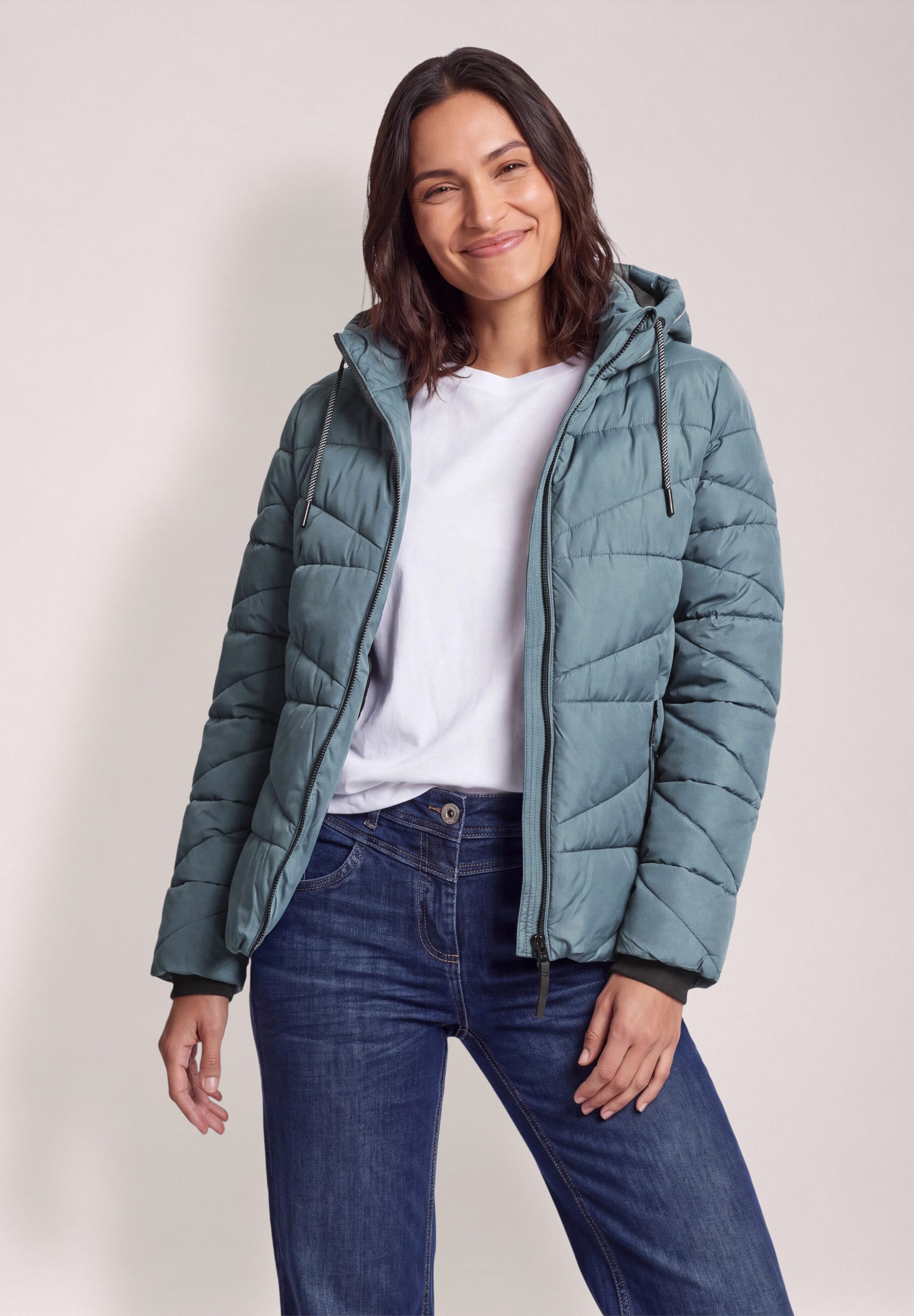 CECIL Steppjacke mit Kapuze