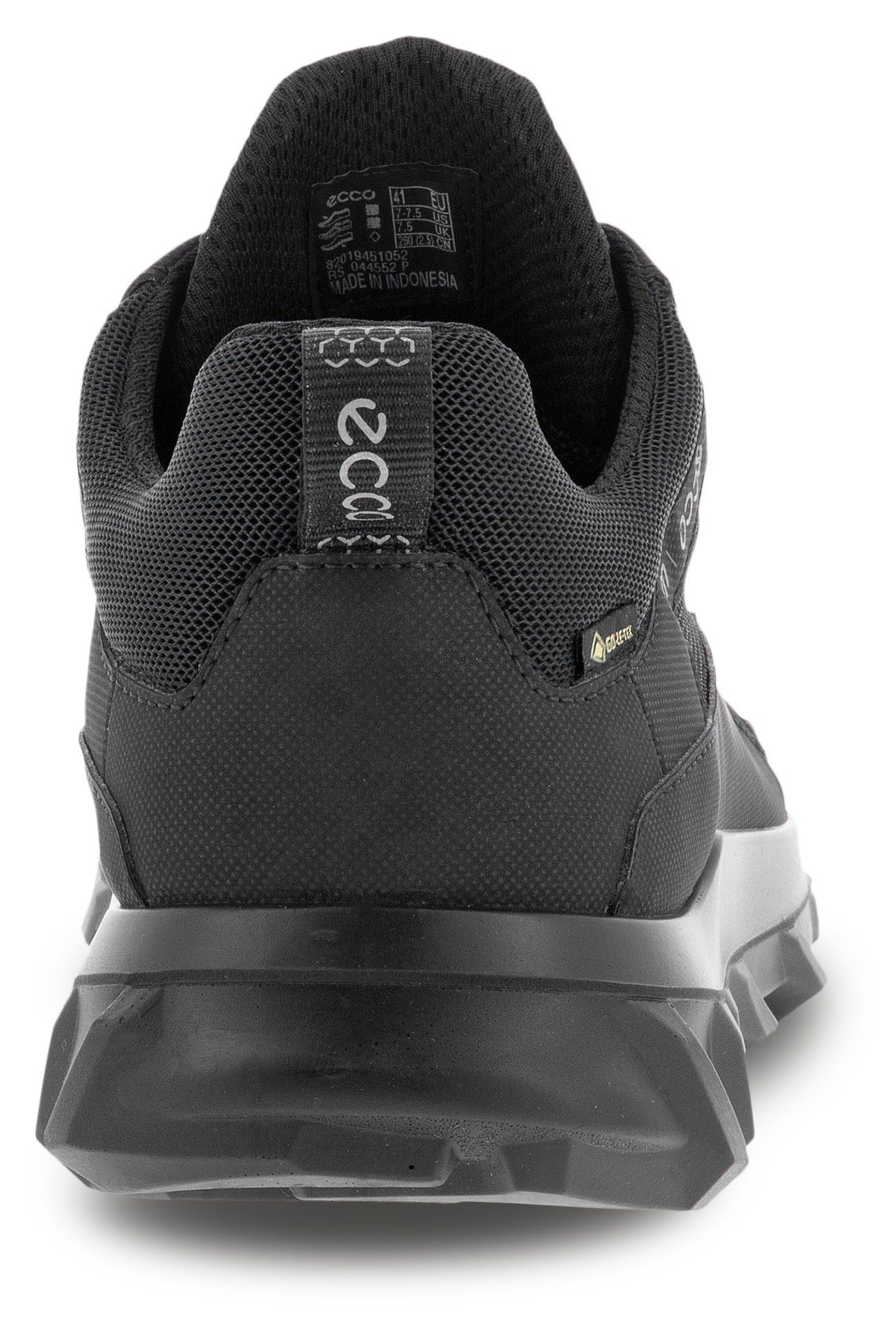 MX black/black Sneaker wasserdichter Ecco Slip-On M Ausstattung GORE-TEX mit