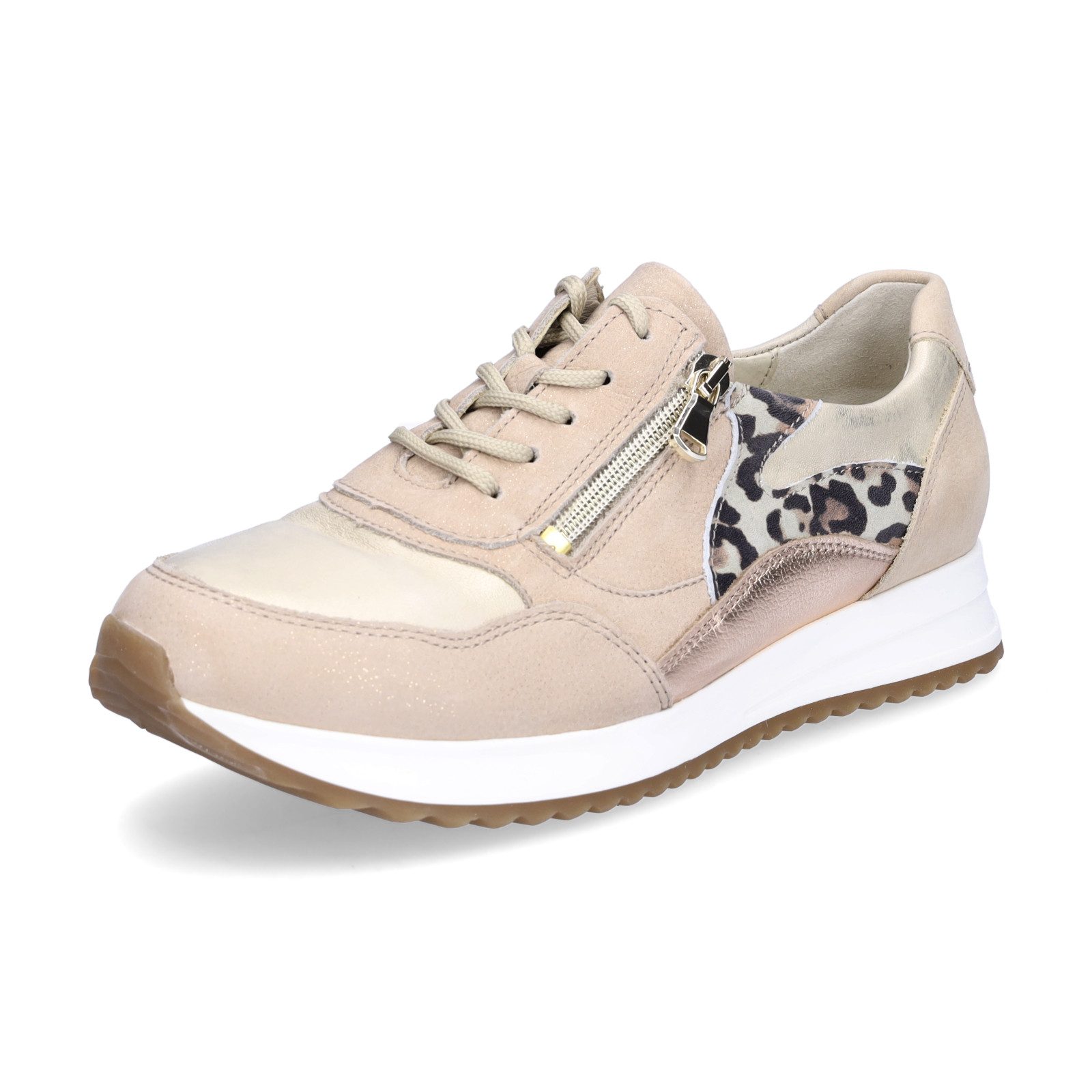 Waldläufer Waldläufer Damen Sneaker Vicky beige leo Sneaker günstig online kaufen