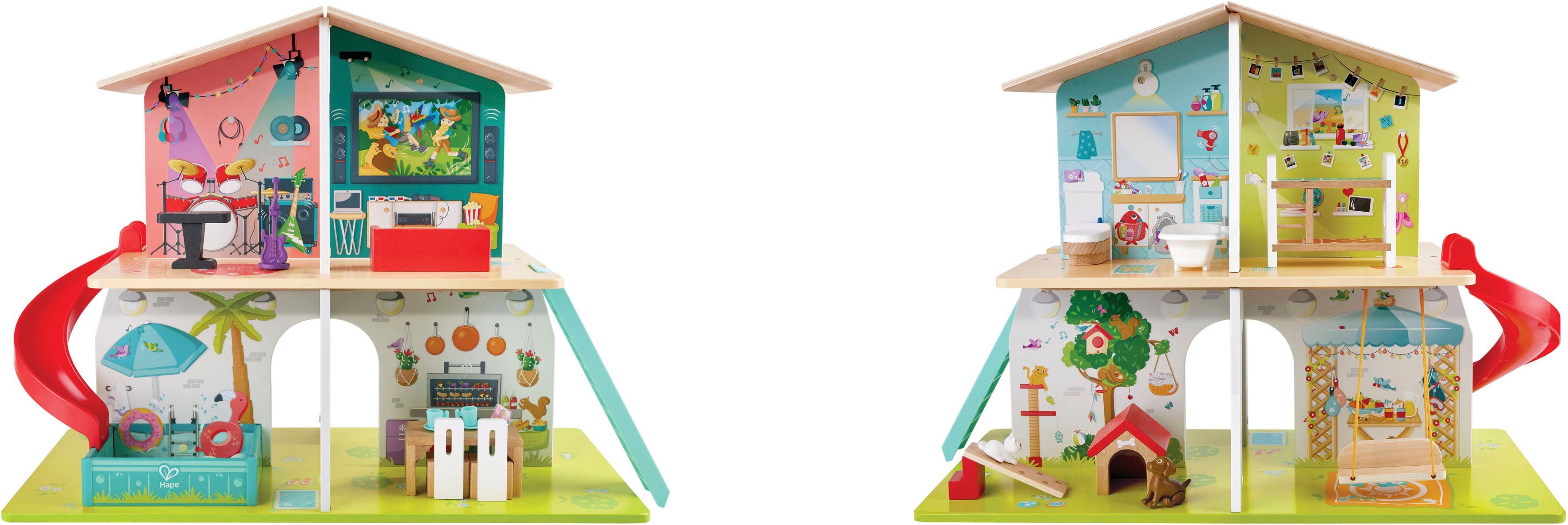 Hape Puppenhaus Interaktives Puppenhaus günstig online kaufen