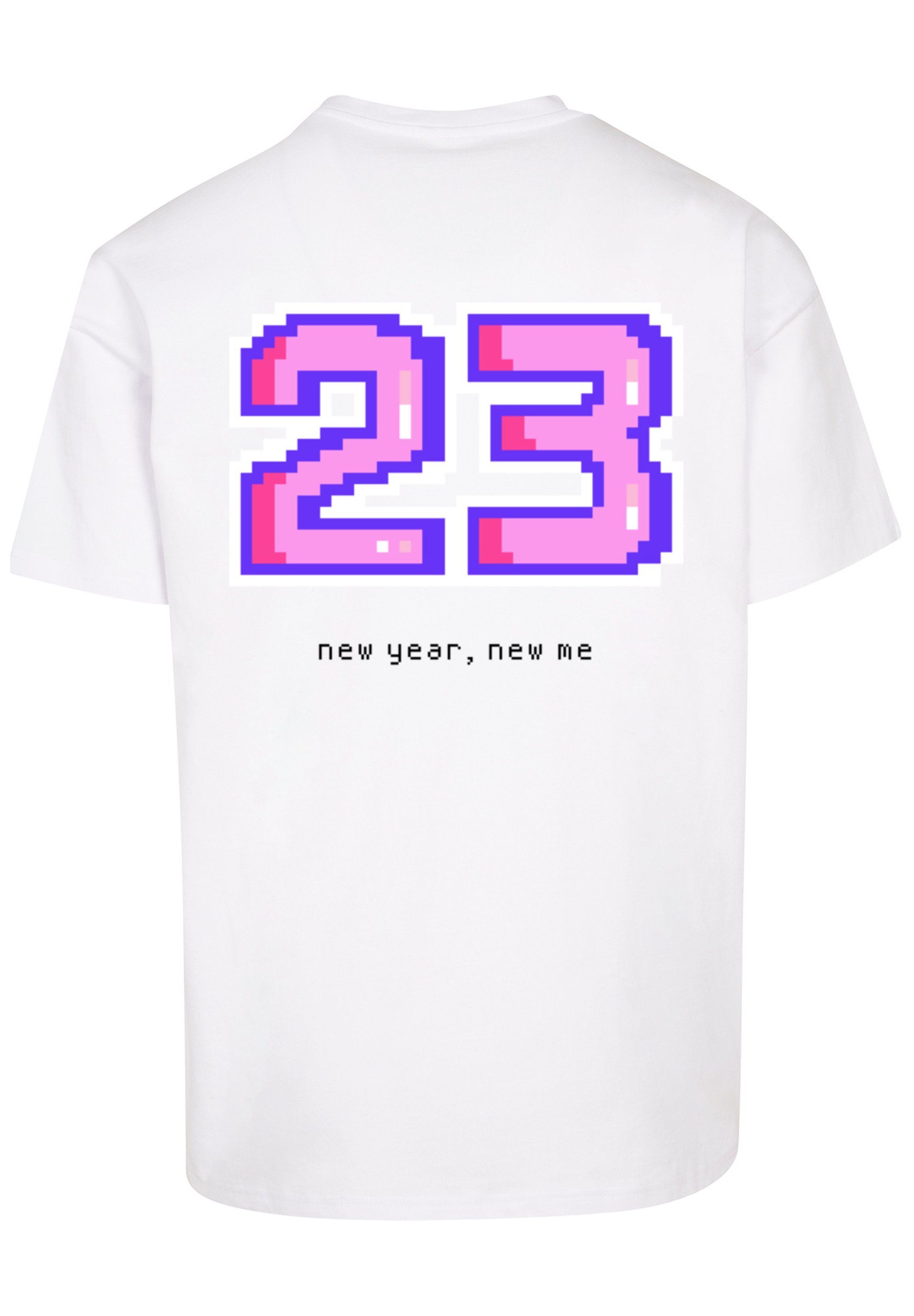 Happy Party weiß SIlvester Only People F4NT4STIC Print T-Shirt