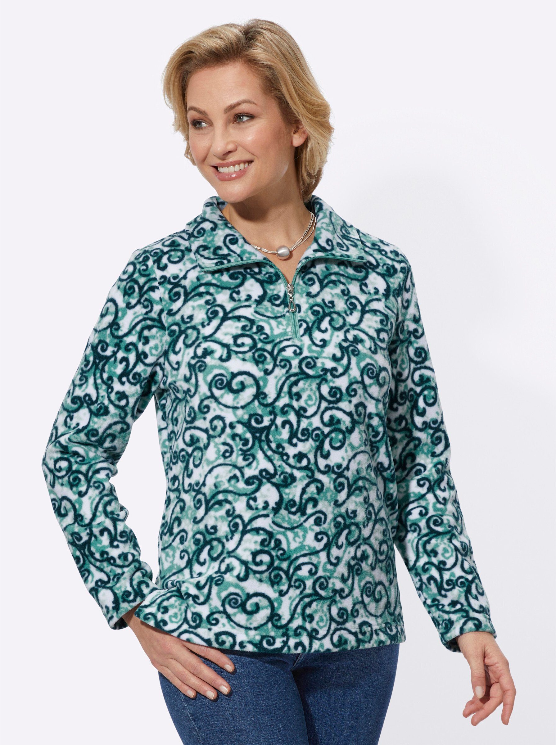 Witt Fleeceshirt Fleece-Shirt Länge ca. 66 günstig online kaufen