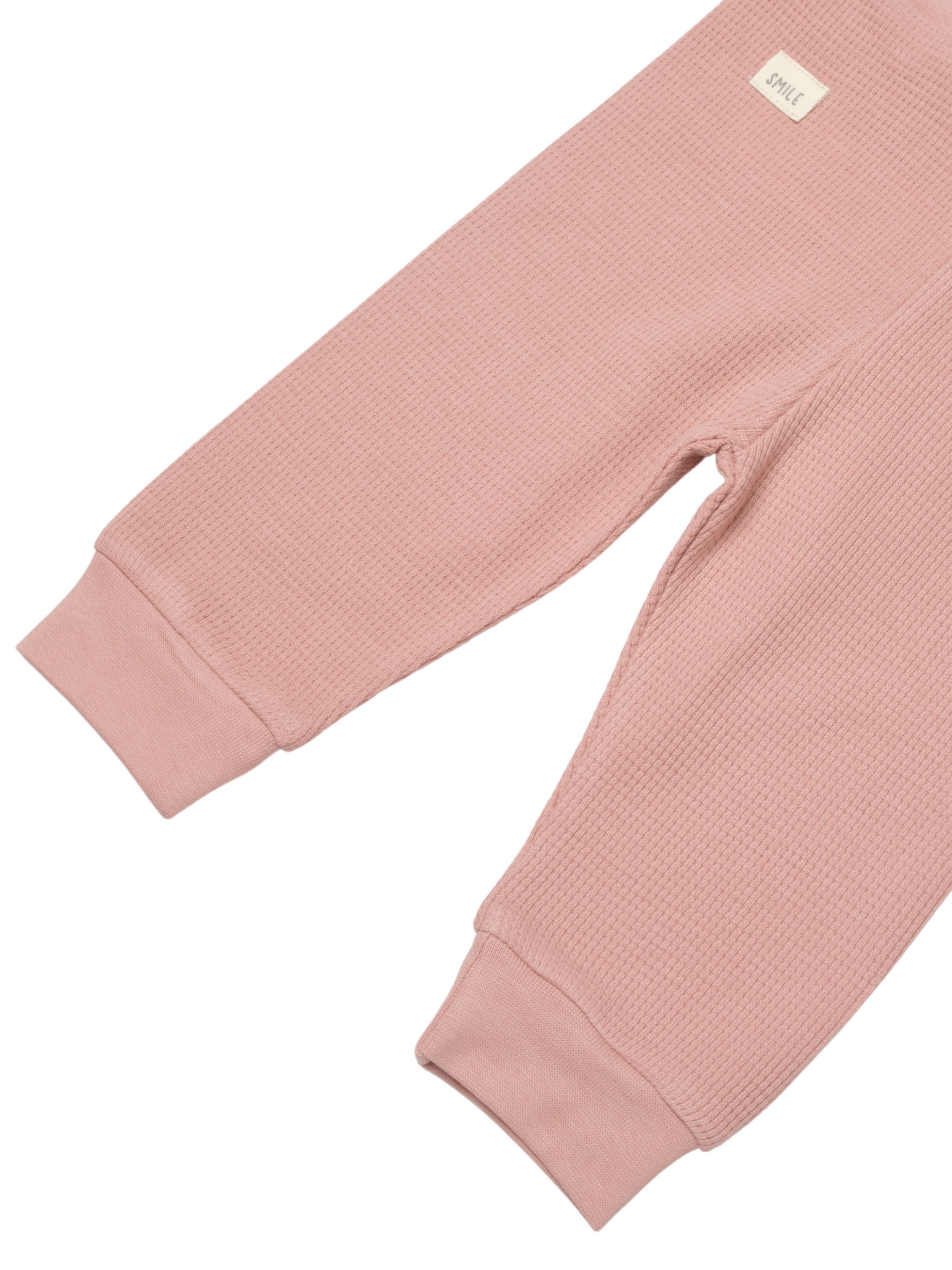 biorganic Funktionshose Baby Waffle Smile für Jungen und Mädchen Unisex Hose (1-tlg) Waffelmuster, Bio-Baumwolle, Größe 68 - 86