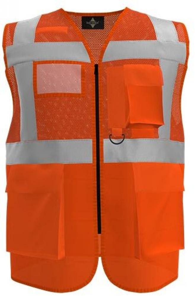 korntex Warnweste Multifunkitons-Warnweste Mesh Multifunction Vest