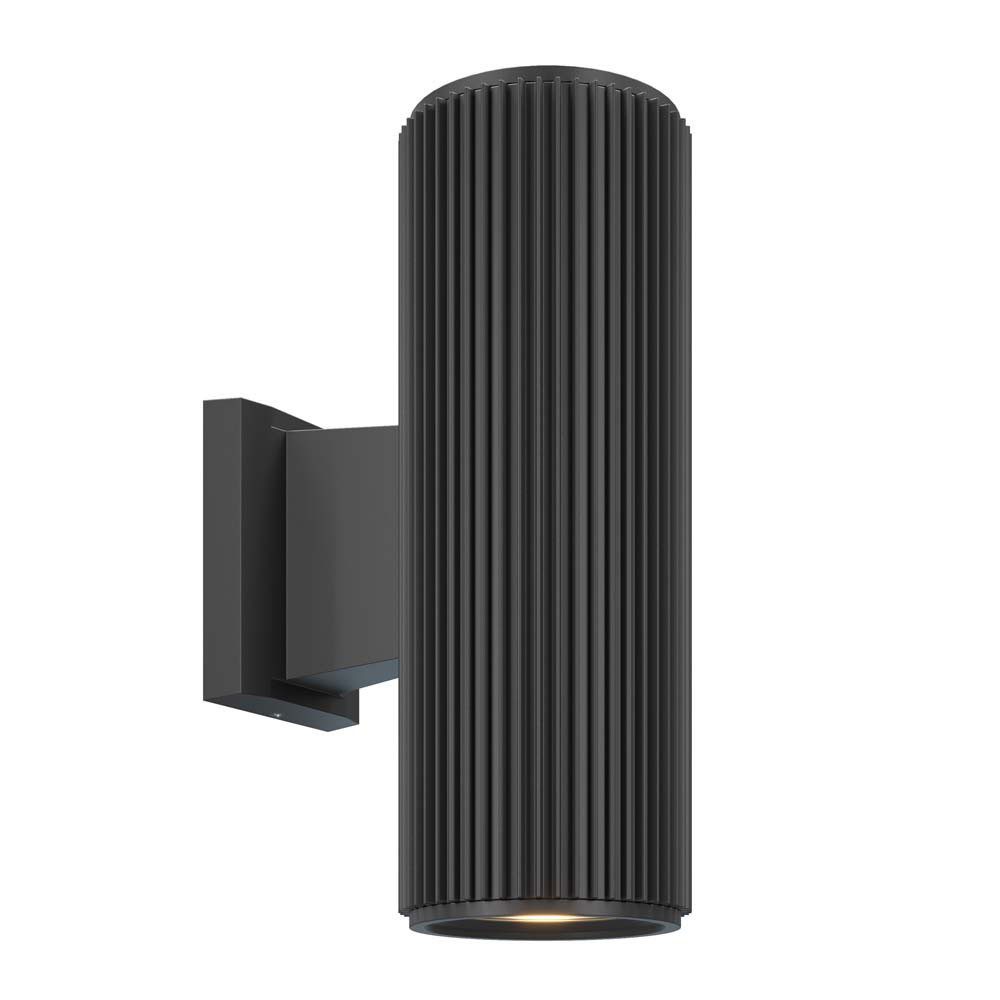 Maytoni Außen-Wandleuchte, Leuchtmittel nicht inklusive, Wandlampe Wandleuchte Außenlampe Hauswandleuchte IP54 Metall schwarz