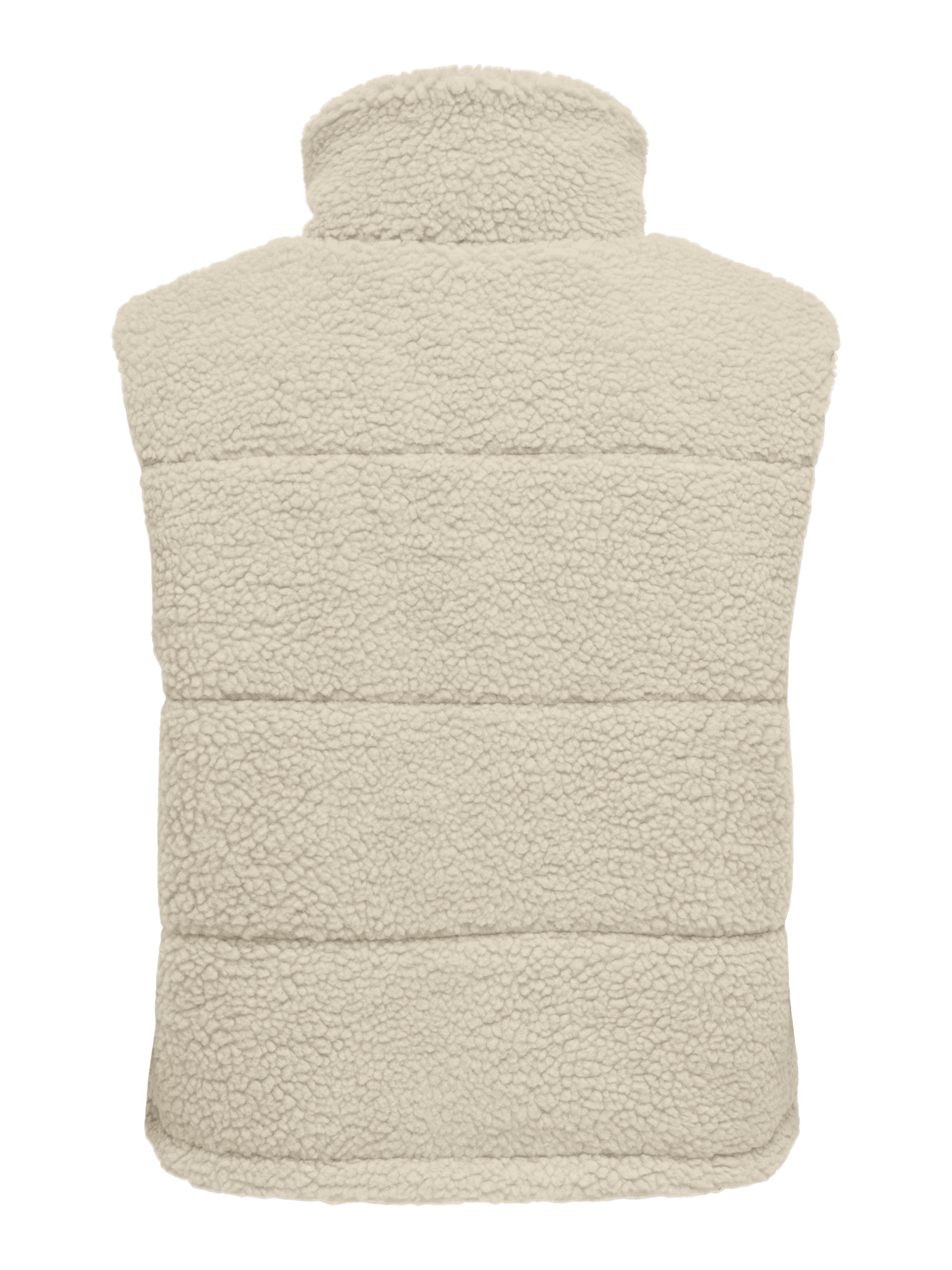 ONLY CARMAKOMA Plüschweste CARSANDRA TEDDY WAISTCOAT OTW NOOS Kunstfaser