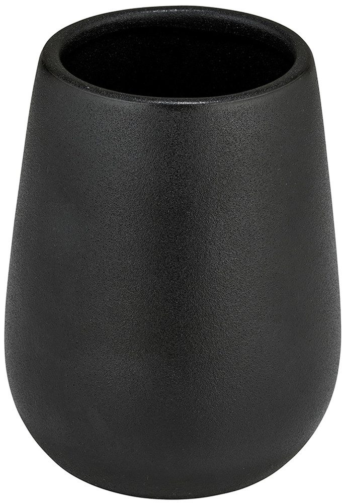 WENKO Badaccessoire-Set Modell Nerno, 2 tlg., Seifenspender und Zahnputzbecher aus hochwertiger Keramik