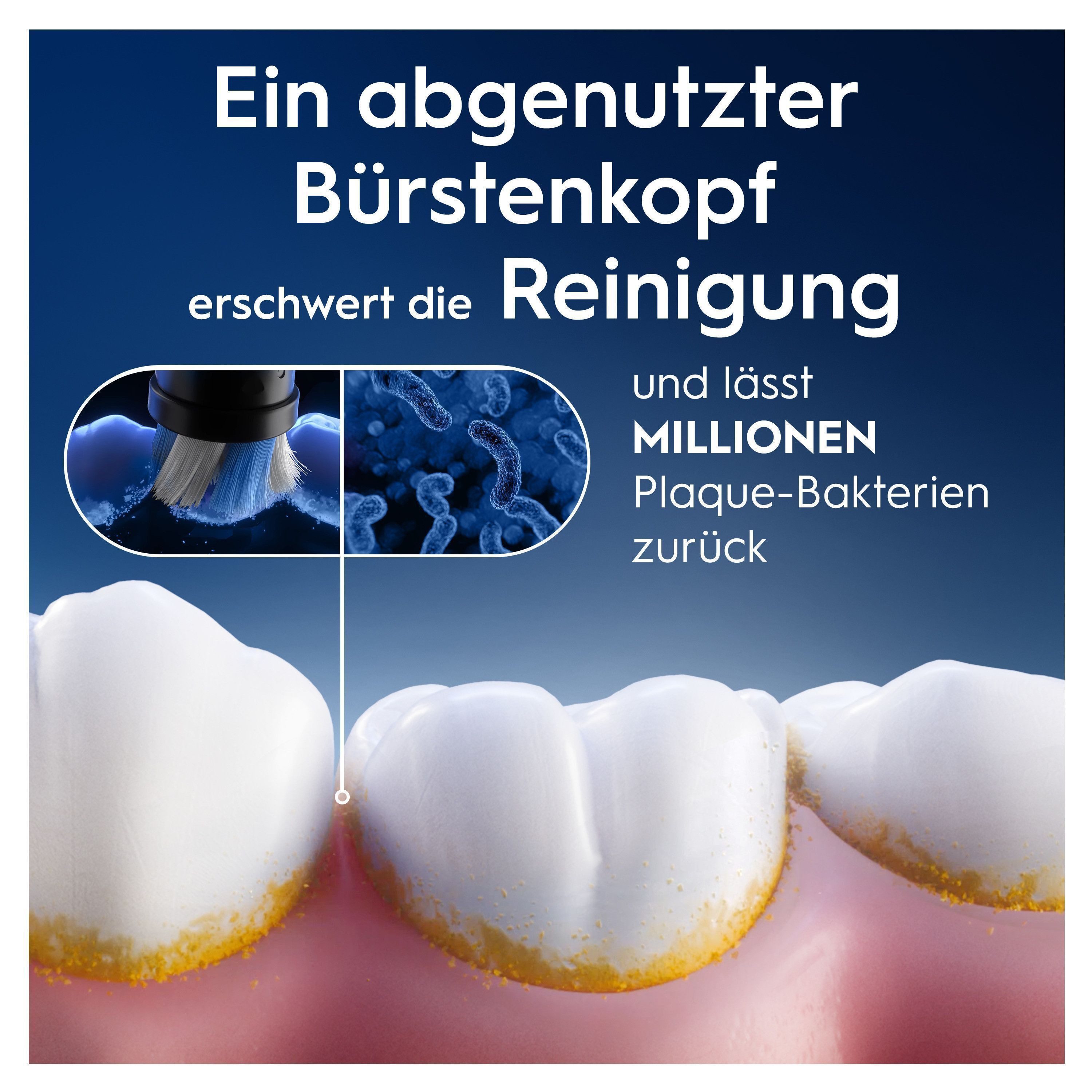 Oral-B Aufsteckbürsten iO Ultimative Reinigung, Original Aufsteckbürsten für elektrische Oral-B iO Zahnbürsten