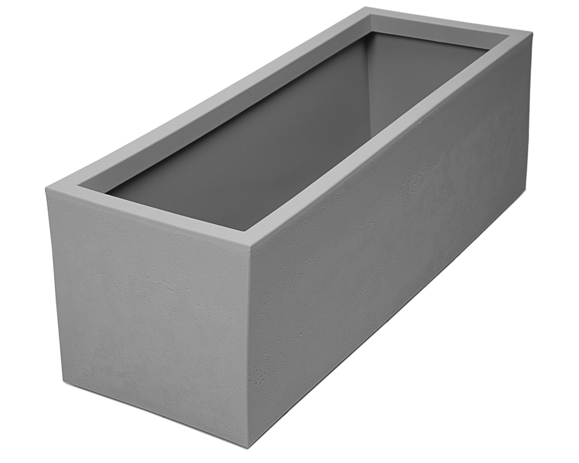 ONDIS24 Blumenkasten Vulkan 57L Gestein/Basalt Optik mit Wasserspeicher Pflanzenkasten, 79.5 x 29.5 x 29.5 (H) cm – Bild 3 von 5