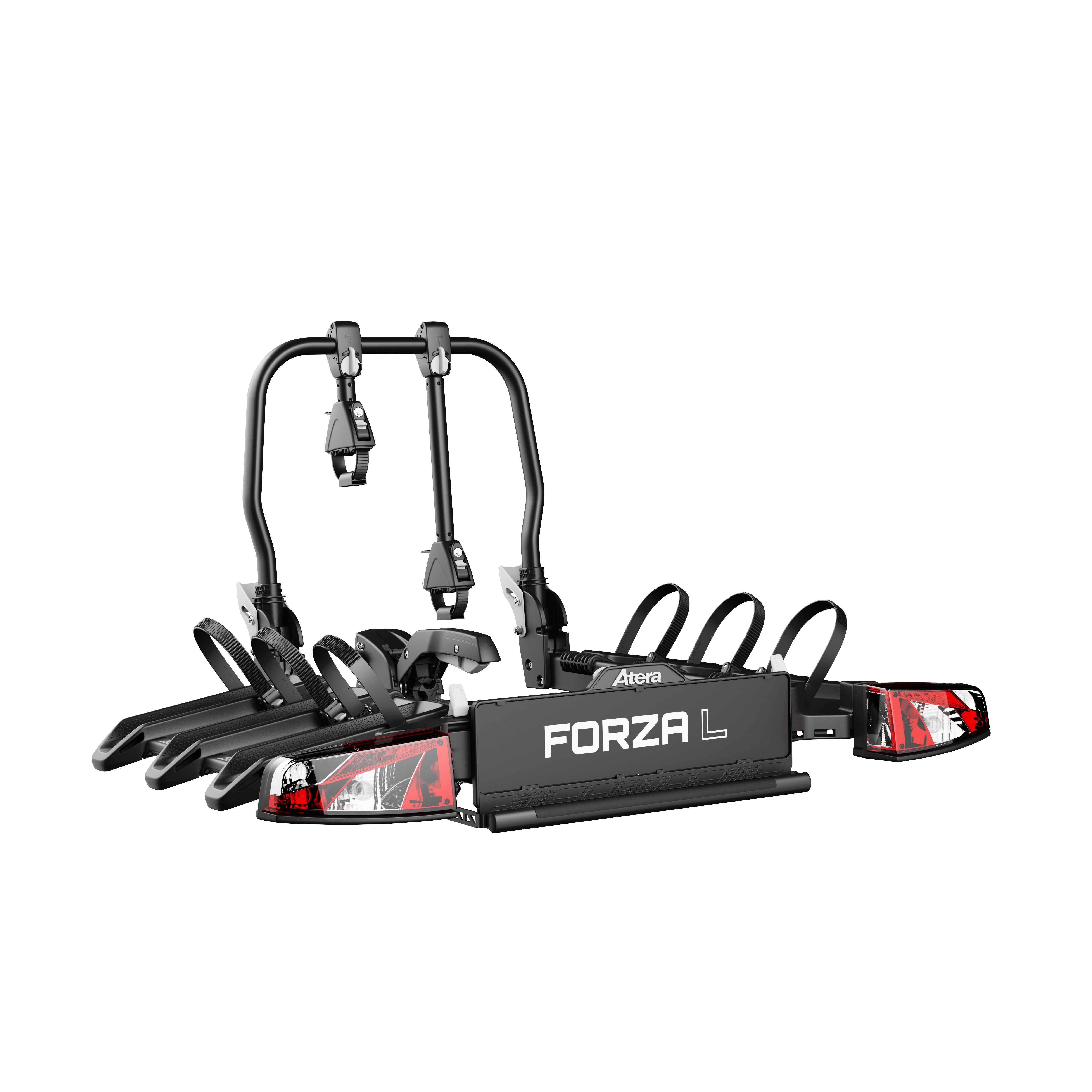Atera Kupplungsfahrradträger Atera Forza L für 3 Räder faltbar