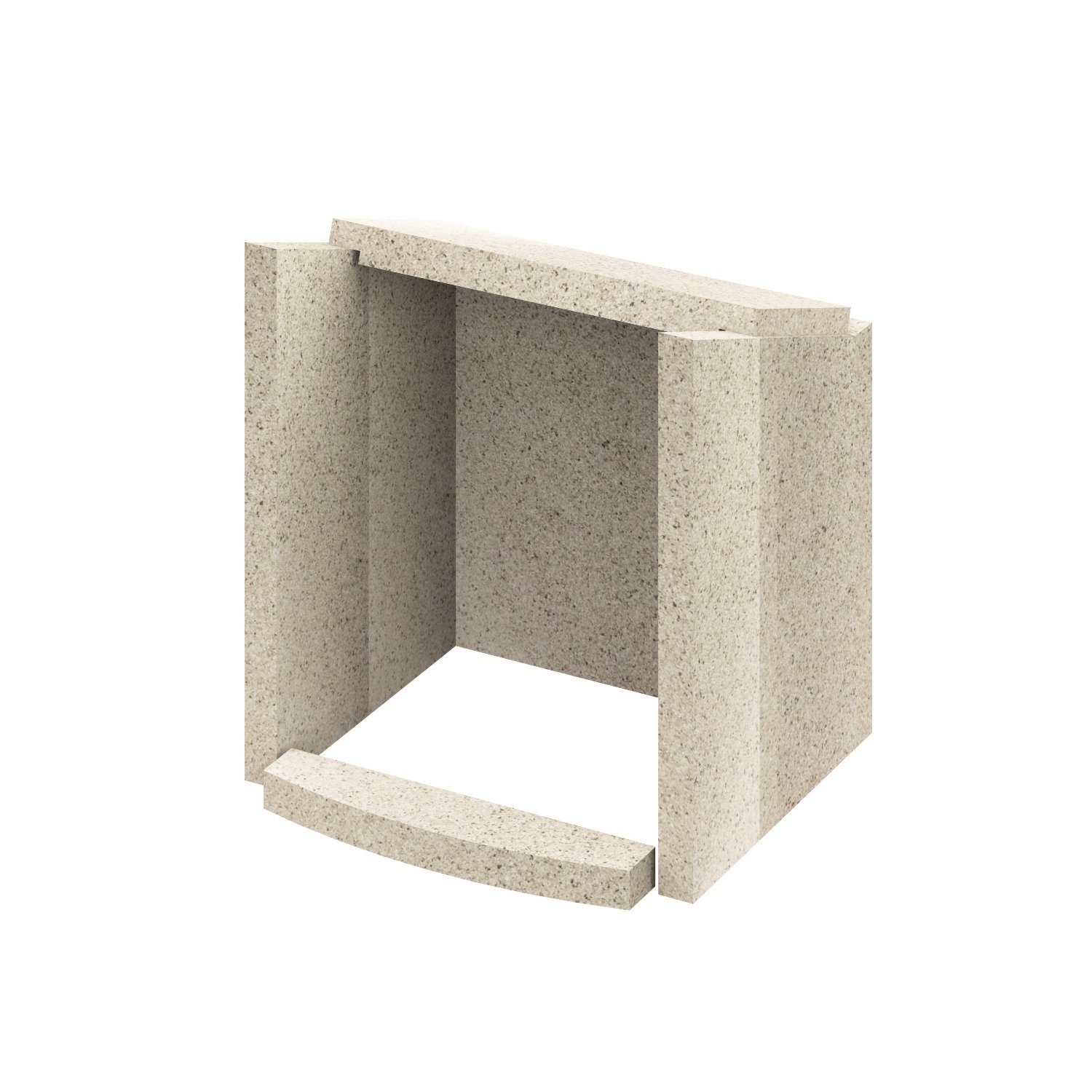 H&M Germany Kaminofen-Erweiterungssegmet Innenauskleidung Vermiculite Opera B