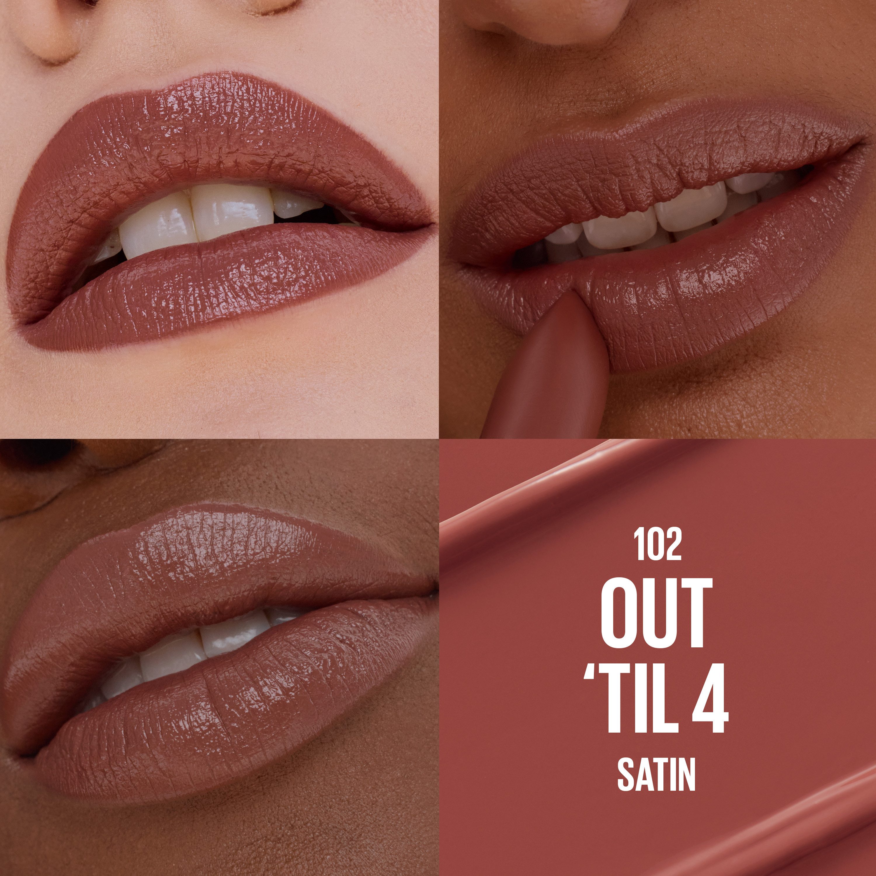 MAYBELLINE NEW YORK Lippenstift SERUM LIPSTICK SATIN, 8 Stunden lang feuchtigkeitsspendend und aufpolsternd