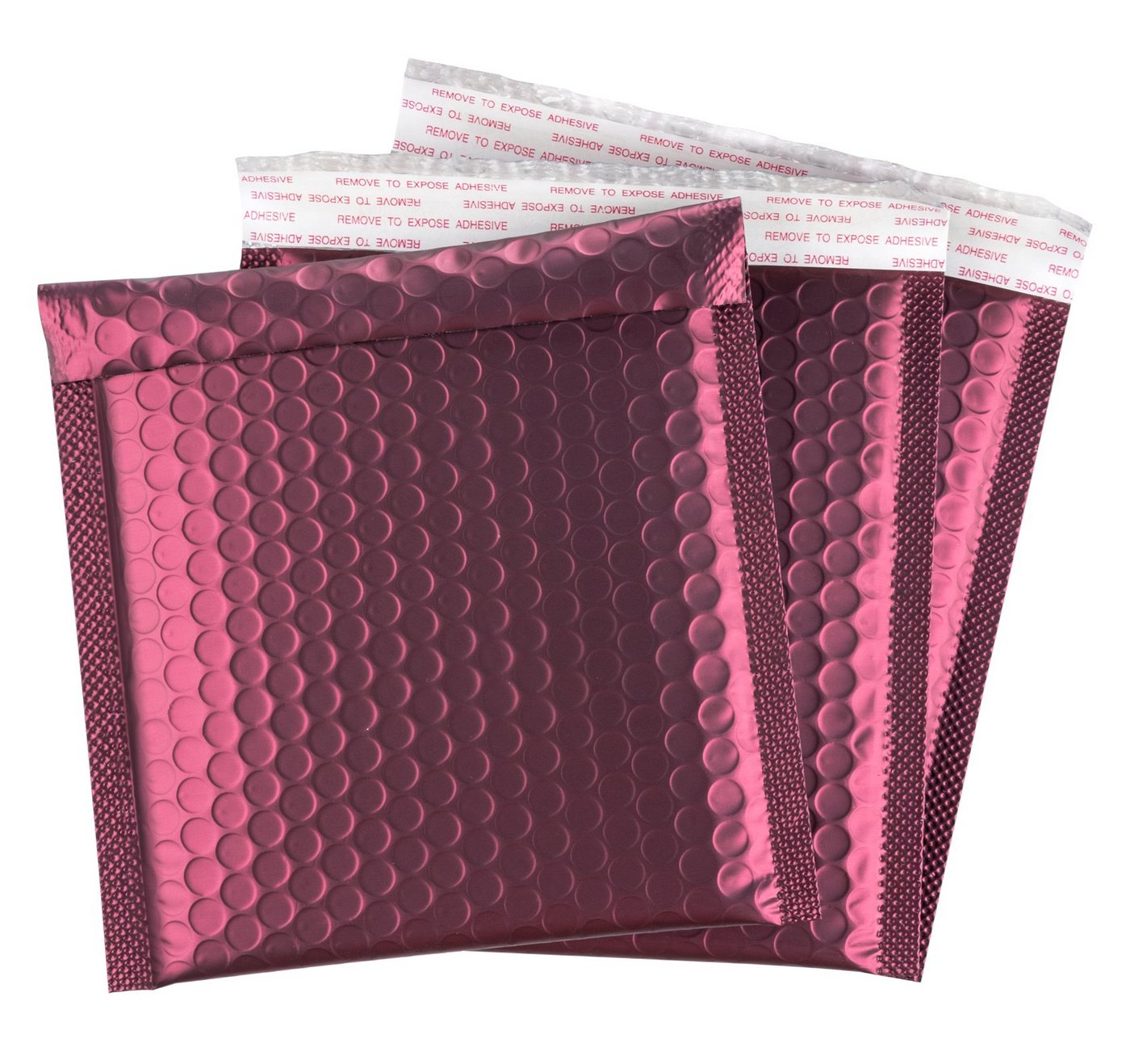 Thumbnail - Homewit Versandtasche 16 x 16cm Luftpolsterumschläge A6 Rotwein Versandtaschen, Poly Bubble Mailers Padded Envelopes Sel...