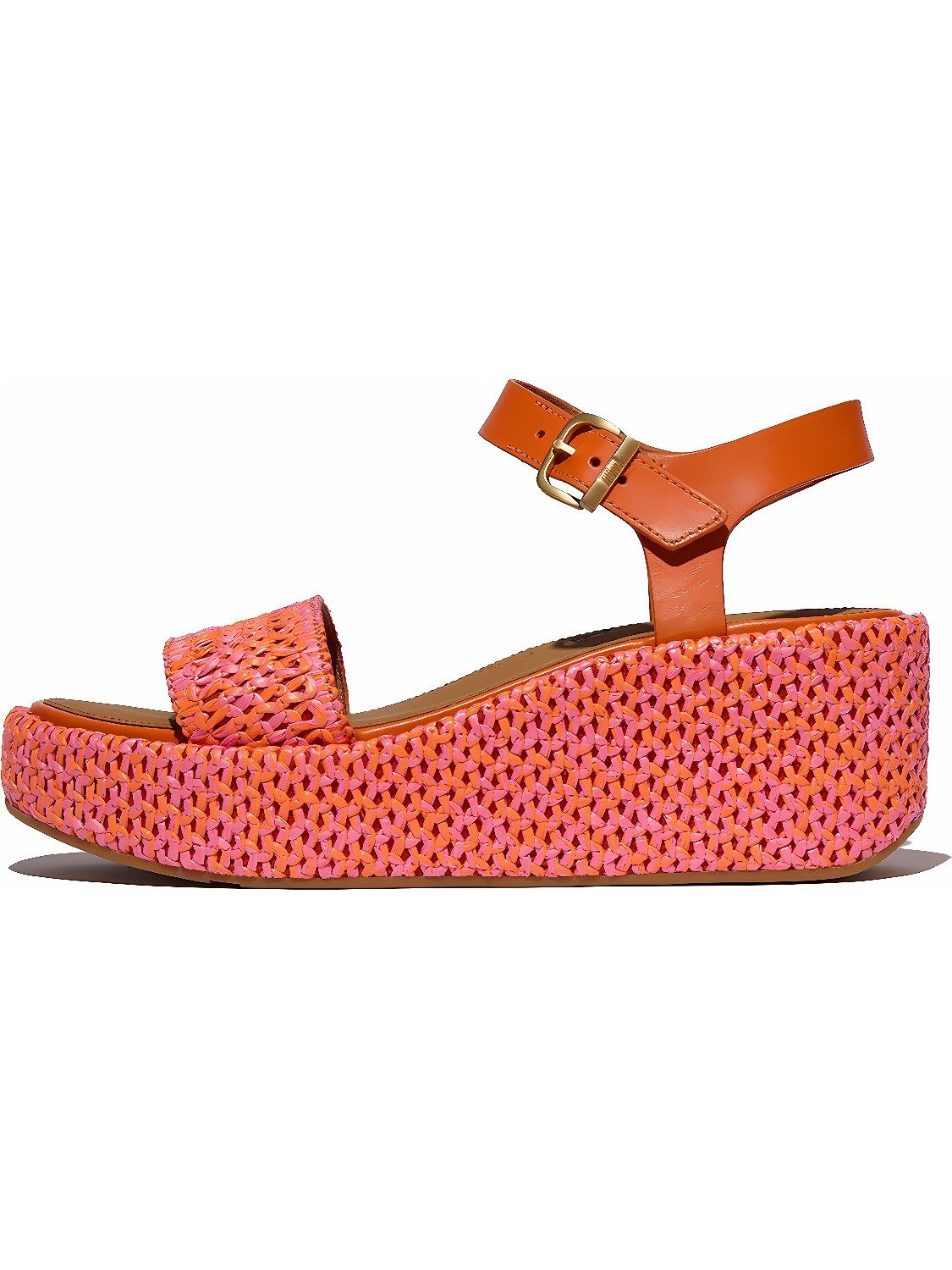 Fitflop Platfforms Woven Wedge Ankle-Strap Sandals Sandale