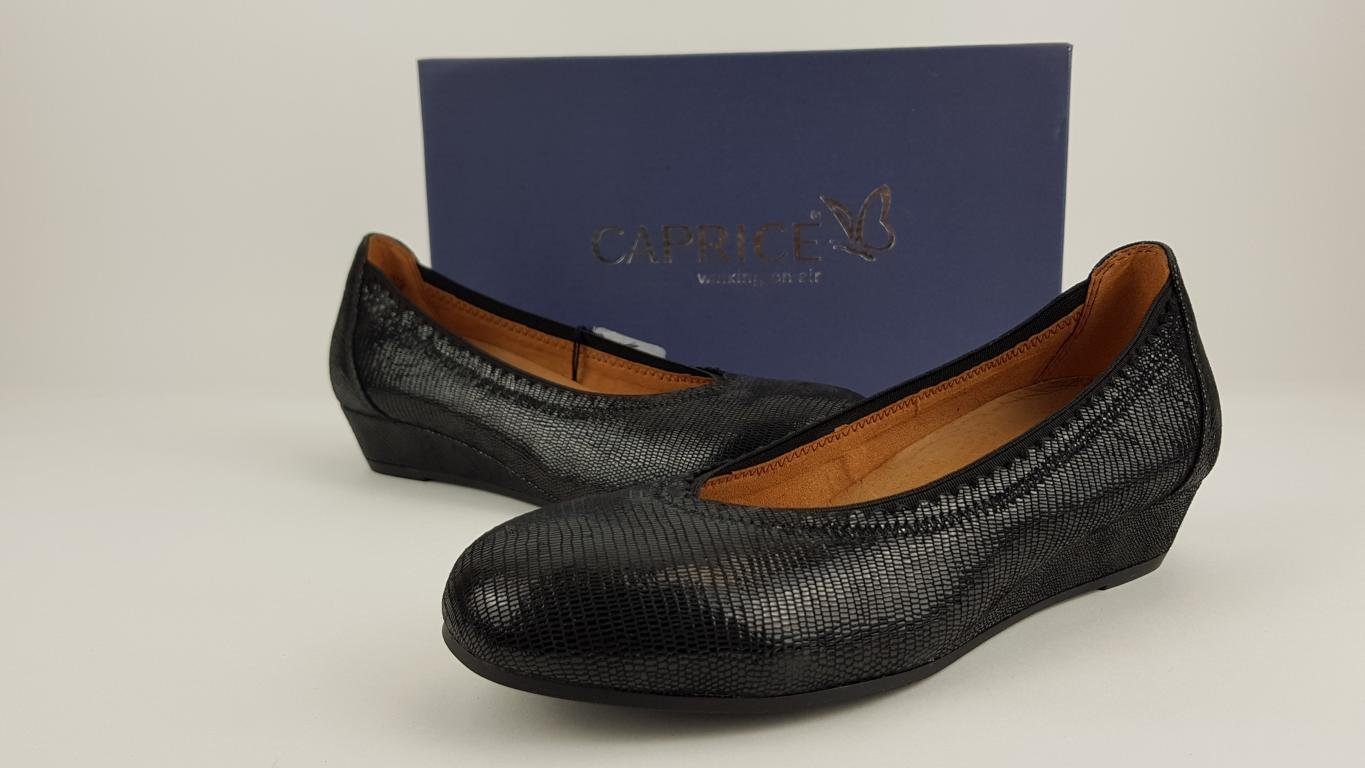 CAPRICE Ballerina in Nero Consegna Veloce Abbigliamento