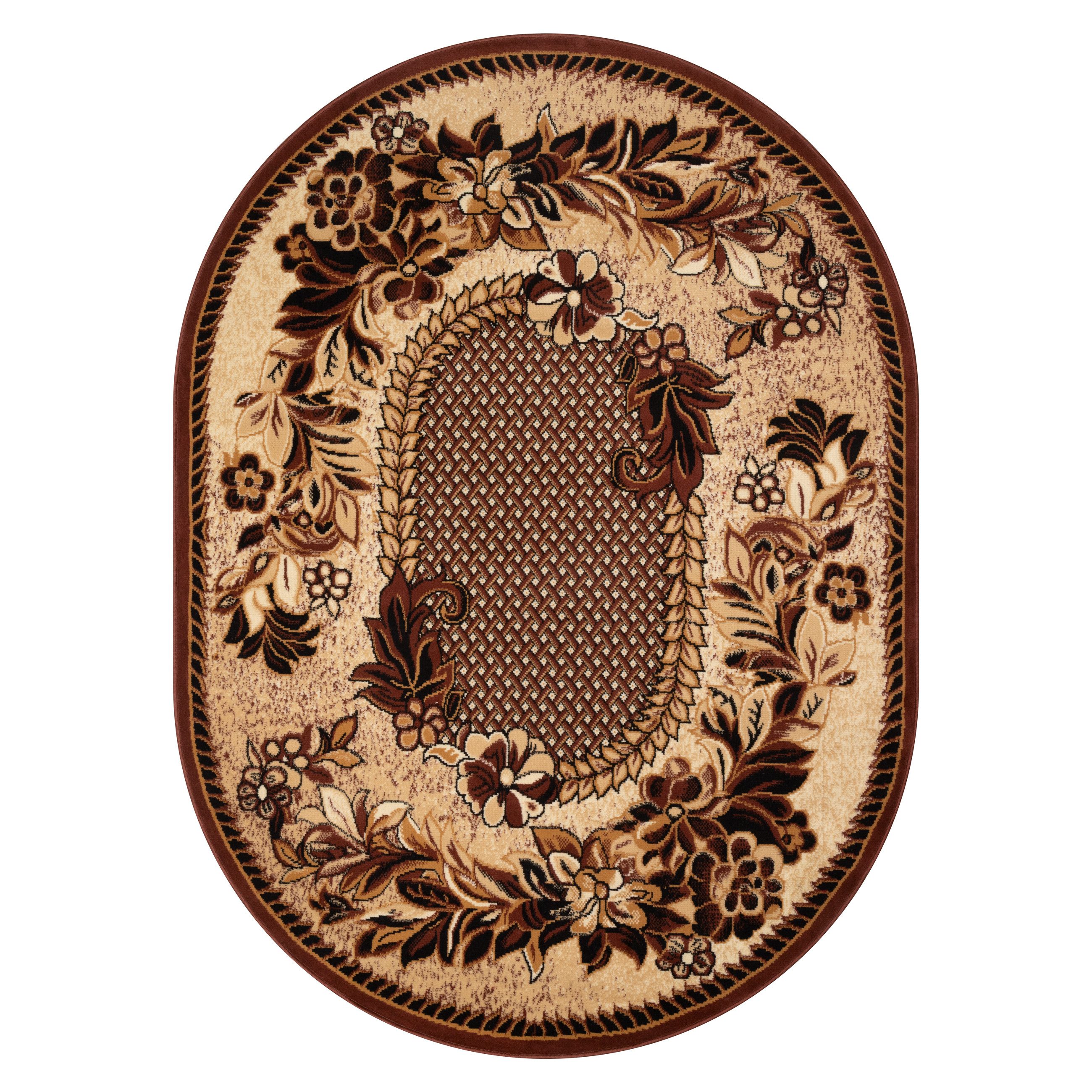 Tapiso Teppich ATLAS, oval, Höhe: 8 mm, Wohnzimmer, Schlafzimmer, Design