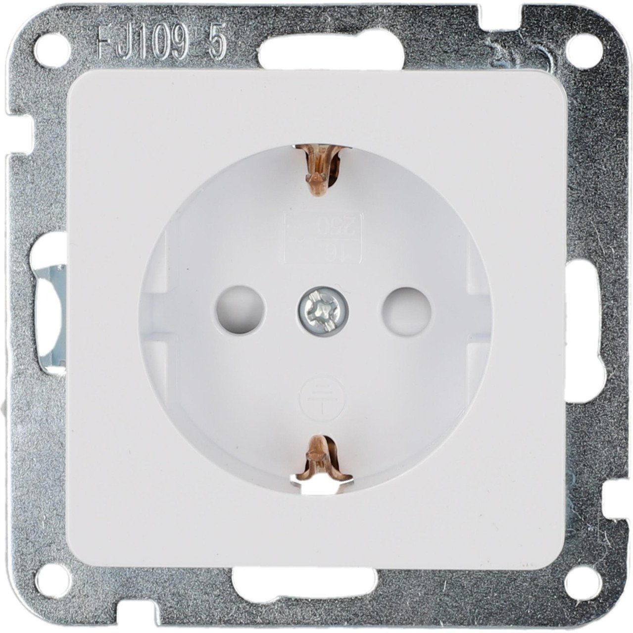 UNITEC Aufputz-Steckdose Unitec Steckdose LeMans ultraweiß mit