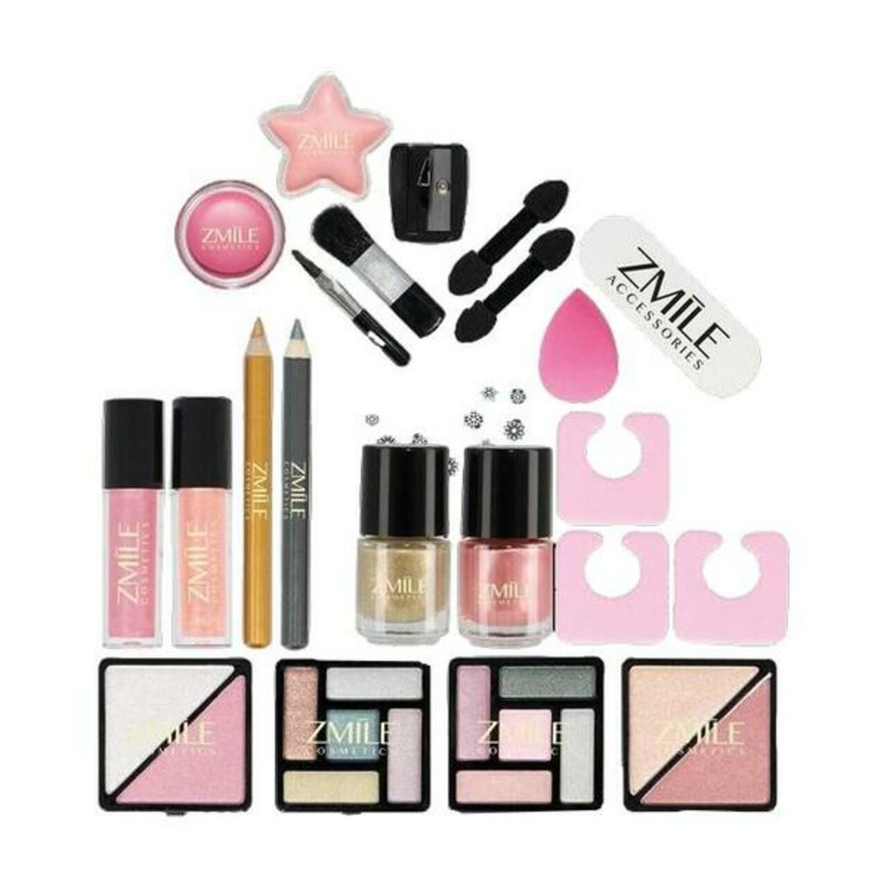 ZMILE COSMETICS Adventskalender Damen 2-er Set Beauty Adventskalender Square Jingle and Glow Kosmetik, vegan, 24 Überraschungen