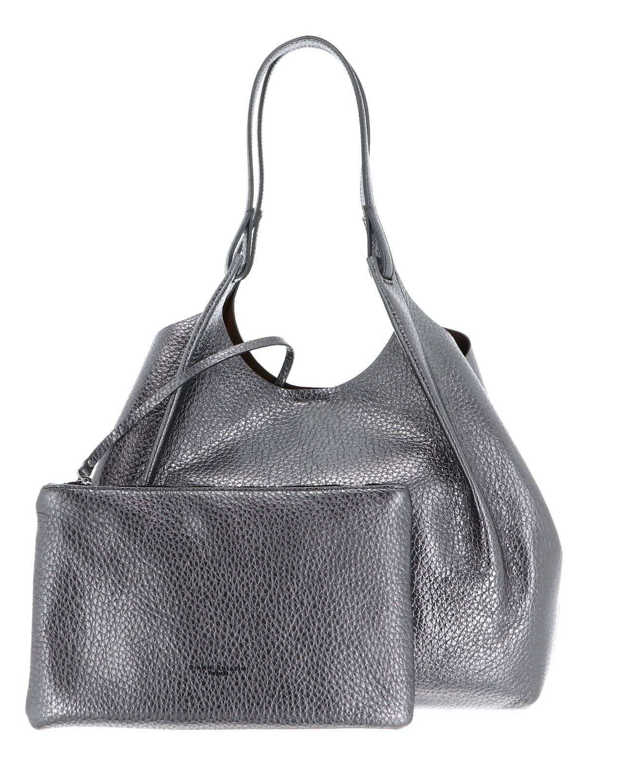 GIANNI CHIARINI Shopper Shopping Bag (Set, 2-tlg), aus echtem Rindsleder