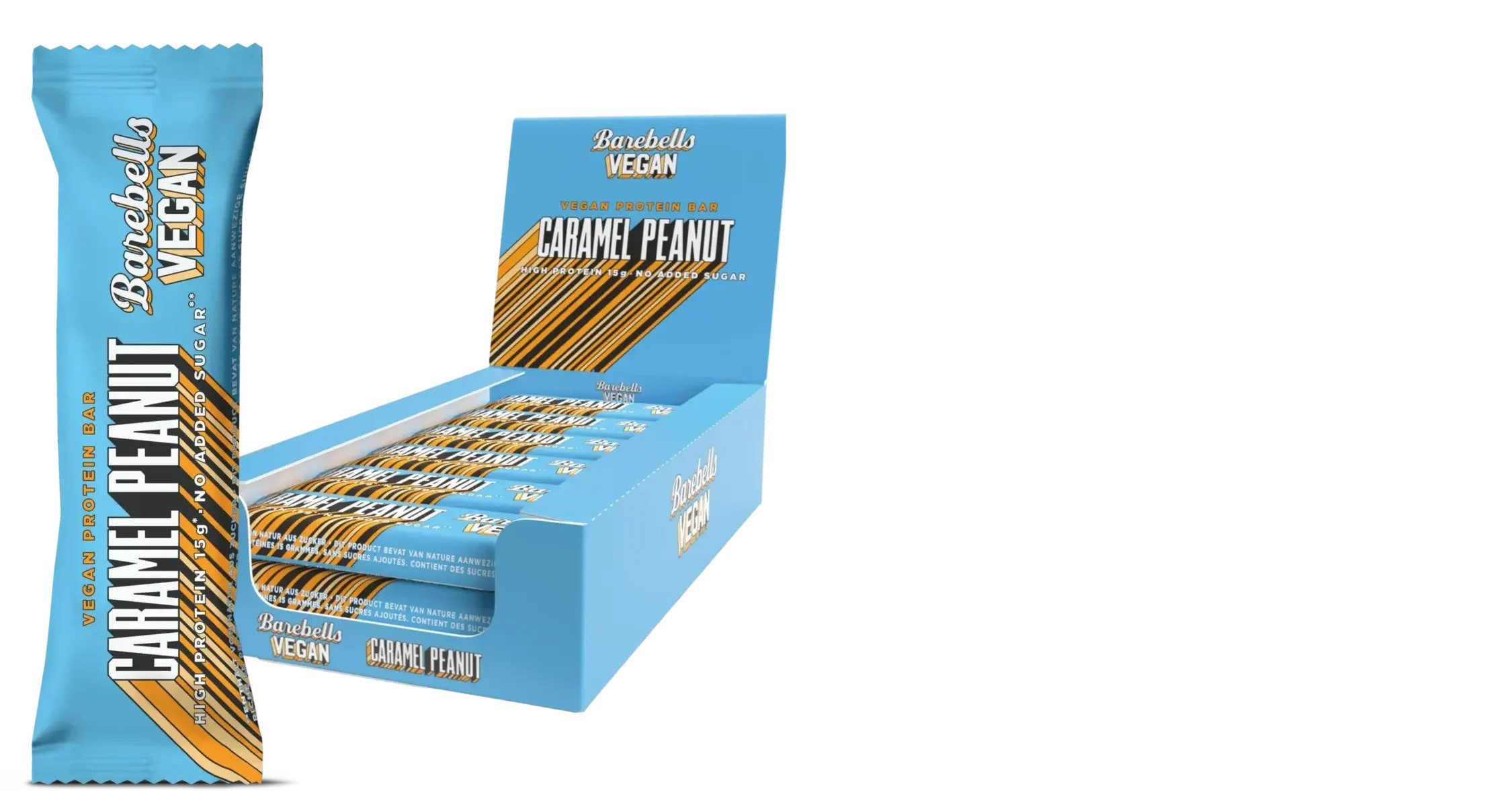 Barebells Barebells Vegan Bar Proteinriegel Protein 12x 55g Riegel, fest, 12 er Set à 12 St., 660 g, Vegan