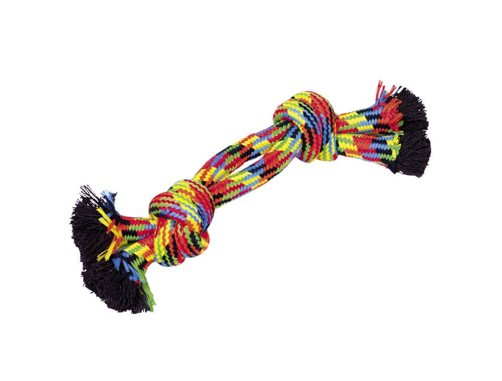 Nobby Tiertaue Rope Toy doppelt, 2 Knoten, 30cm