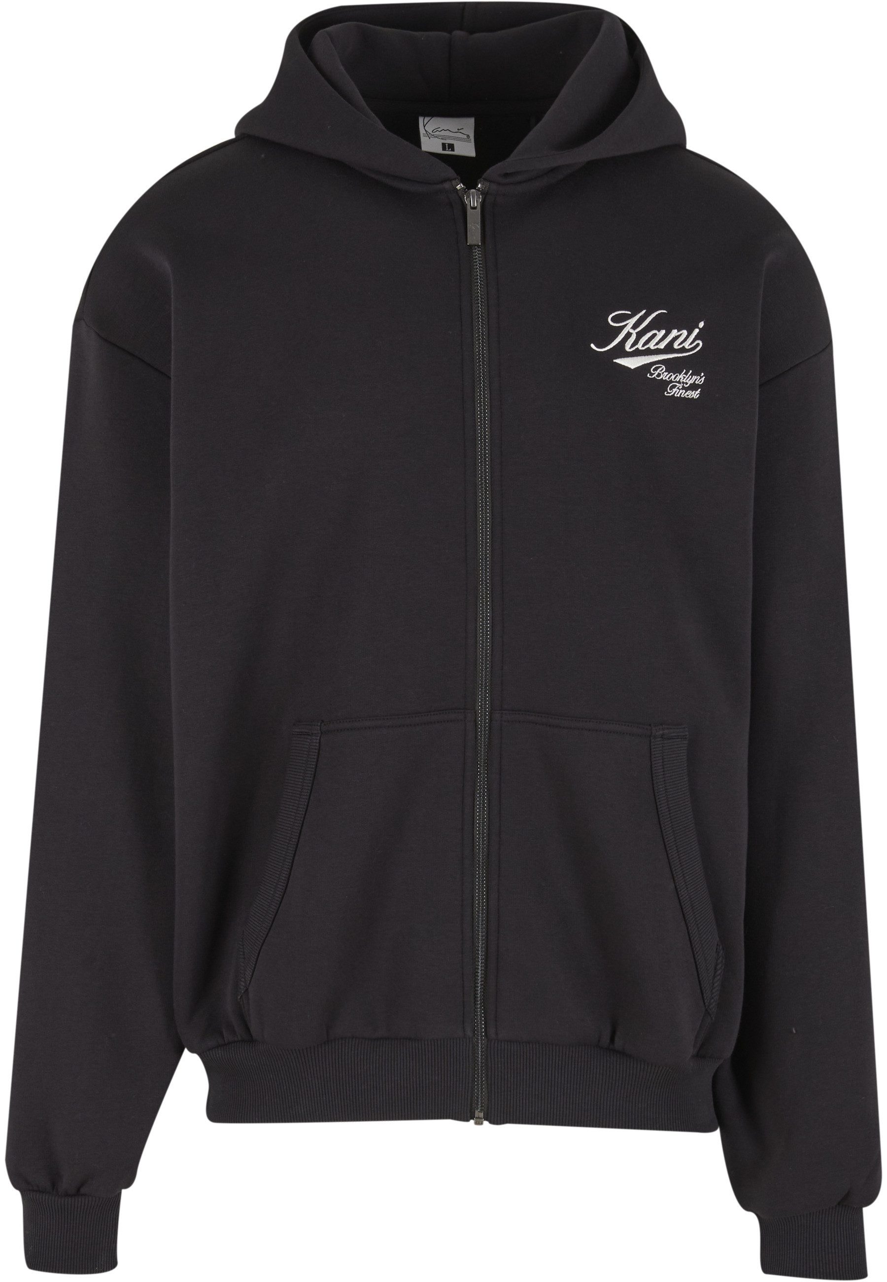 Karl Kani Neopren-Hoodie Karl Kani Cursive Varsity Oversized Zip Hoodie (1-tlg)