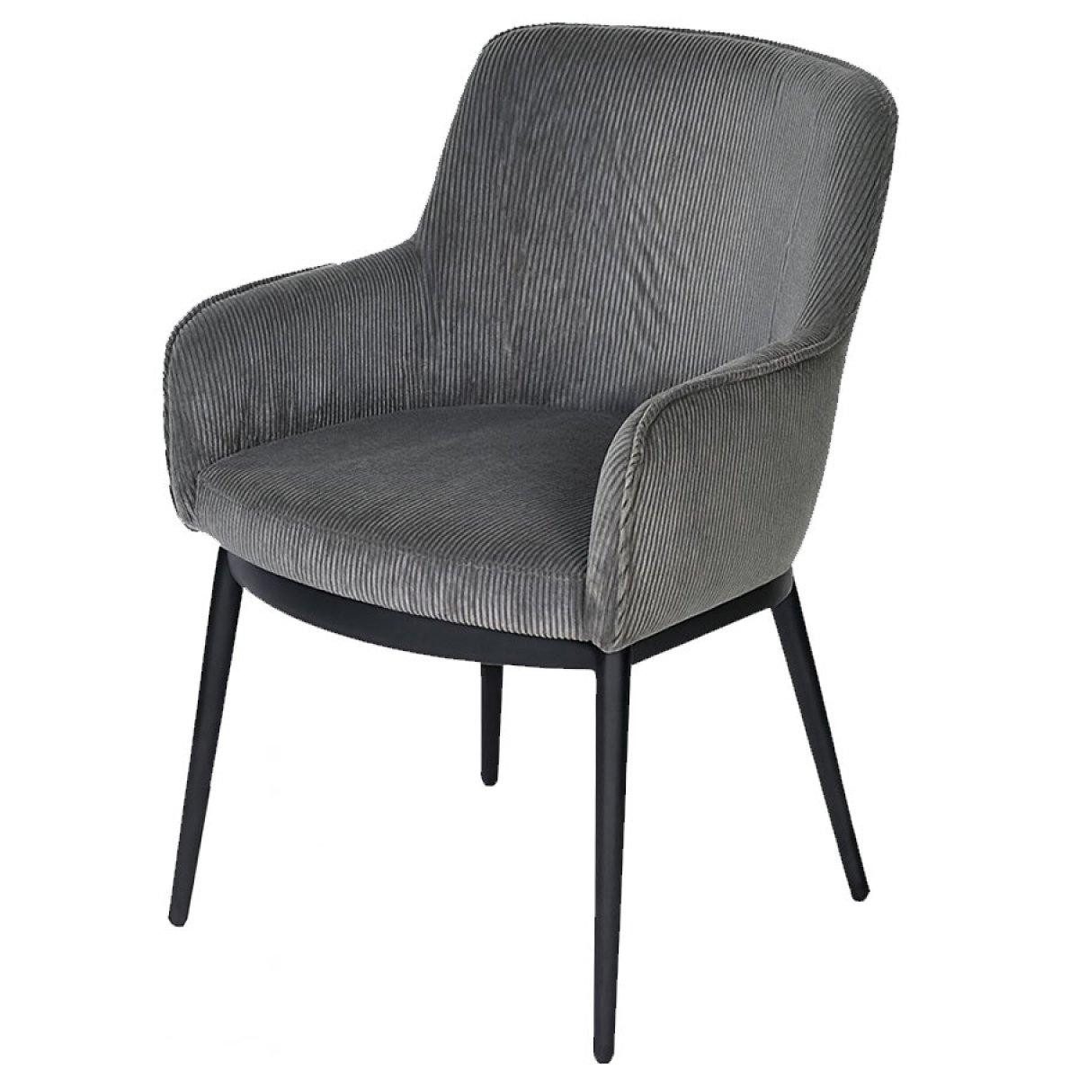 Lambert Stuhl Esszimmerstuhl Armlehnstuhl Felix Schiefer Kordstoff