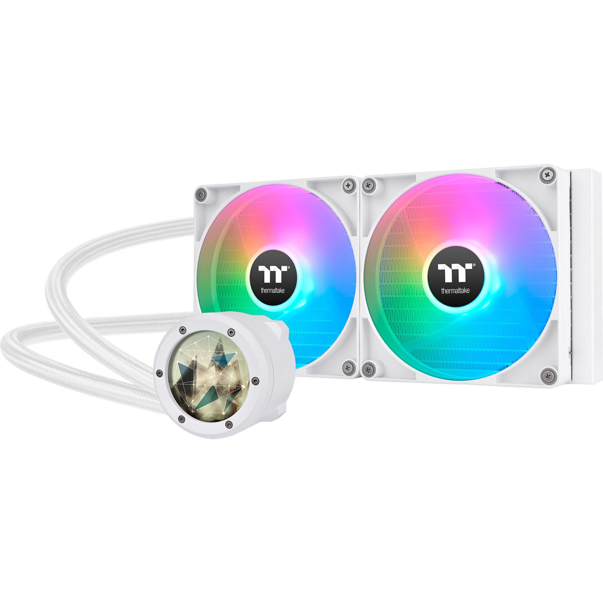 Thermaltake CPU Kühler TH280 V2 Ultra ARGB Sync All-In-One Liquid Cooler Snow Edition