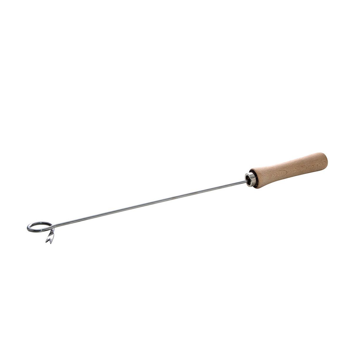 Grillbesteck-Set Universalwender Edelstahl Kreisgabel - Fleischhaken - Pig Tail