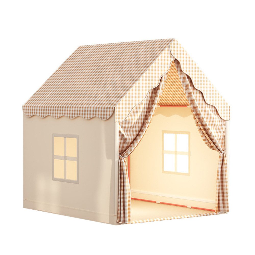 JEOBEST Spielzelt Kinderzelt mit 2 Eingängen, 105x120x128cm Großes Spielhaus Kinderspielhaus, Geschenk für Kinder, Zelt für Indoor & Outdoor