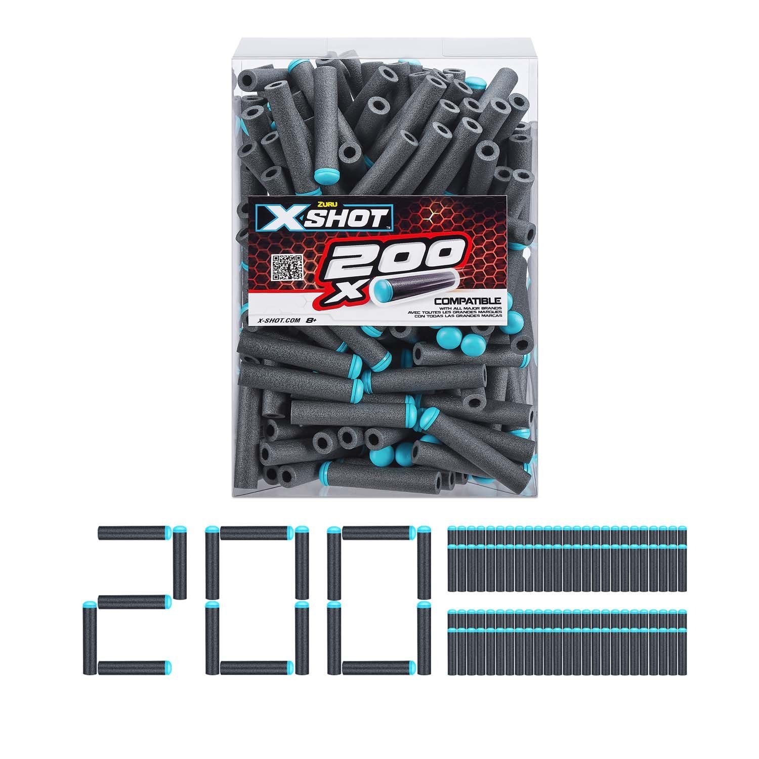 ZURU Blaster ZURU 36500 - X-Shot - Excel Nachfüllpackung 200 Darts