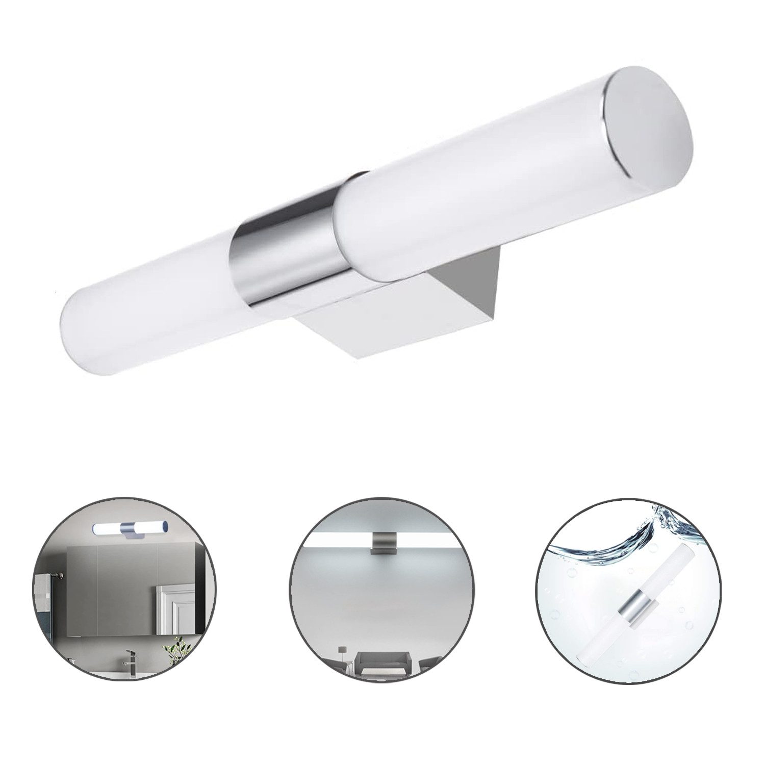MODFU LED Spiegelleuchte LED Spiegellampe Badleuchte günstig online kaufen