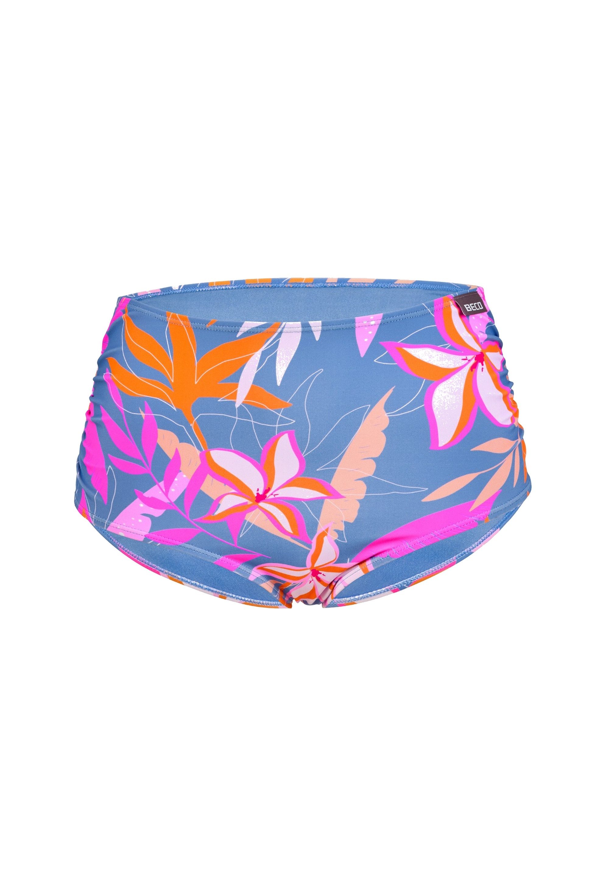 Beco Beermann Bikini-Hose Tropical Folwers (1-St) in figurschmeichelnder Passform