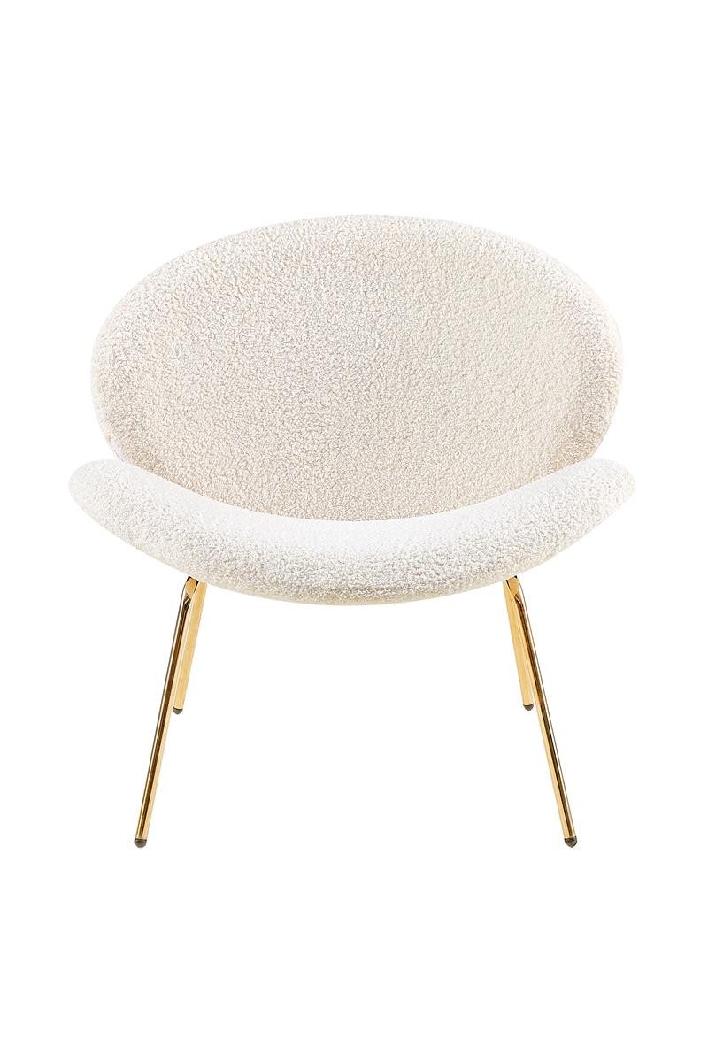 Qiyano Esszimmerstuhl Lounge Stuhl 2er Set Beige - Bouclé-Look - Bequem & S günstig online kaufen